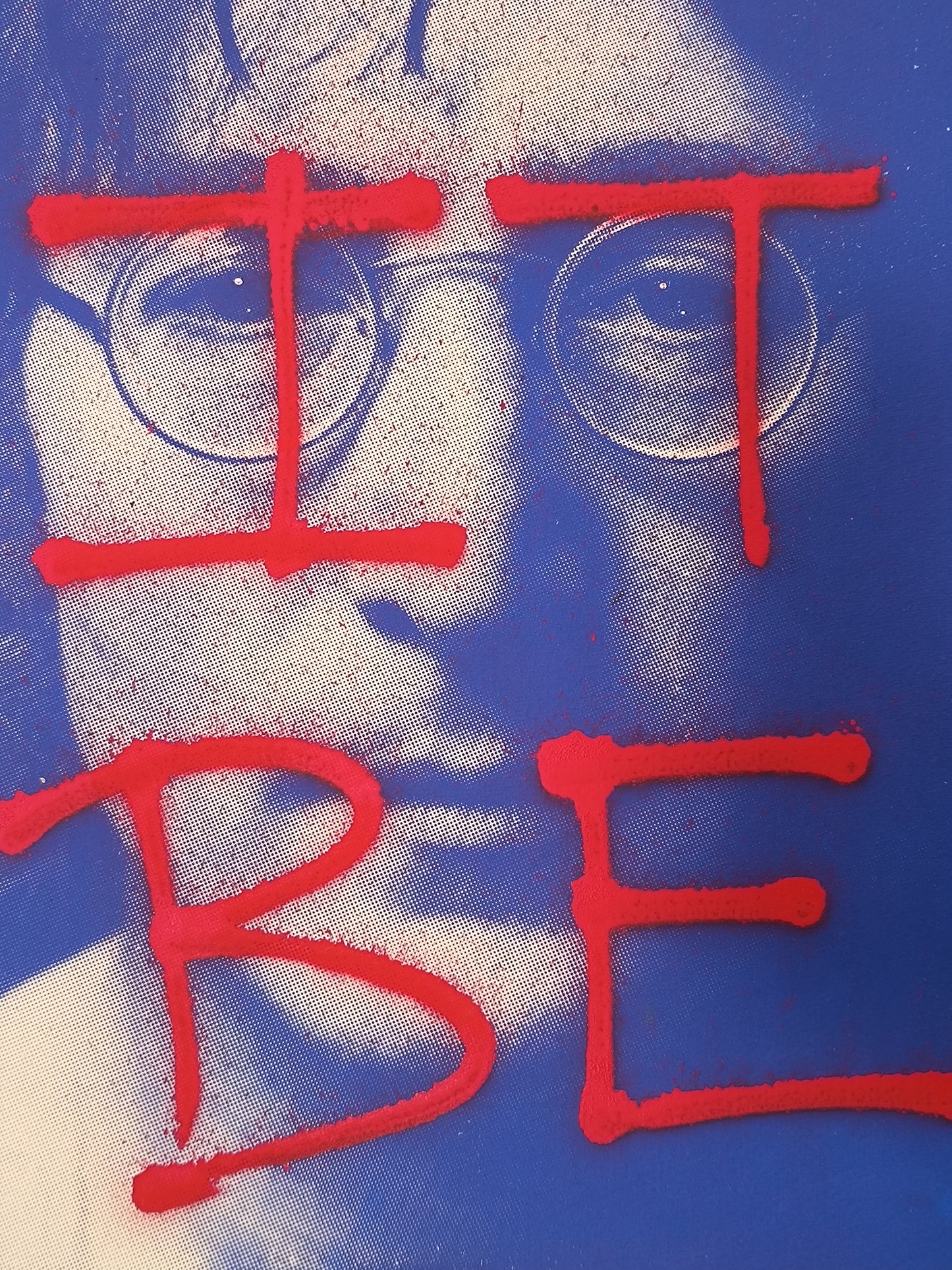 John Lennon - Retrato print (Original painting on paper) Arte Urbano Barcelona