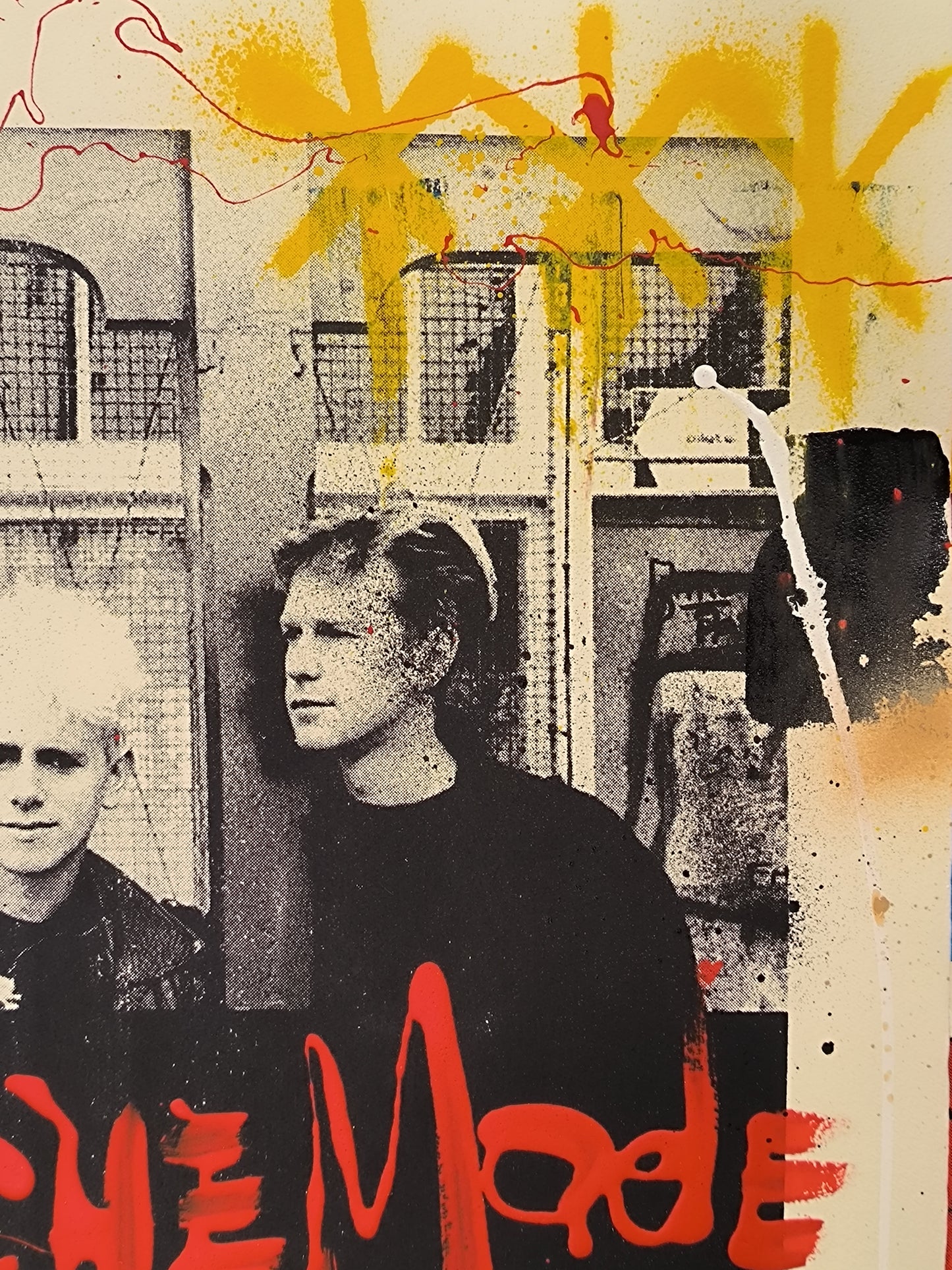 Depeche Mode - Retrato print (original painting on paper) Arte Urbano Barcelona