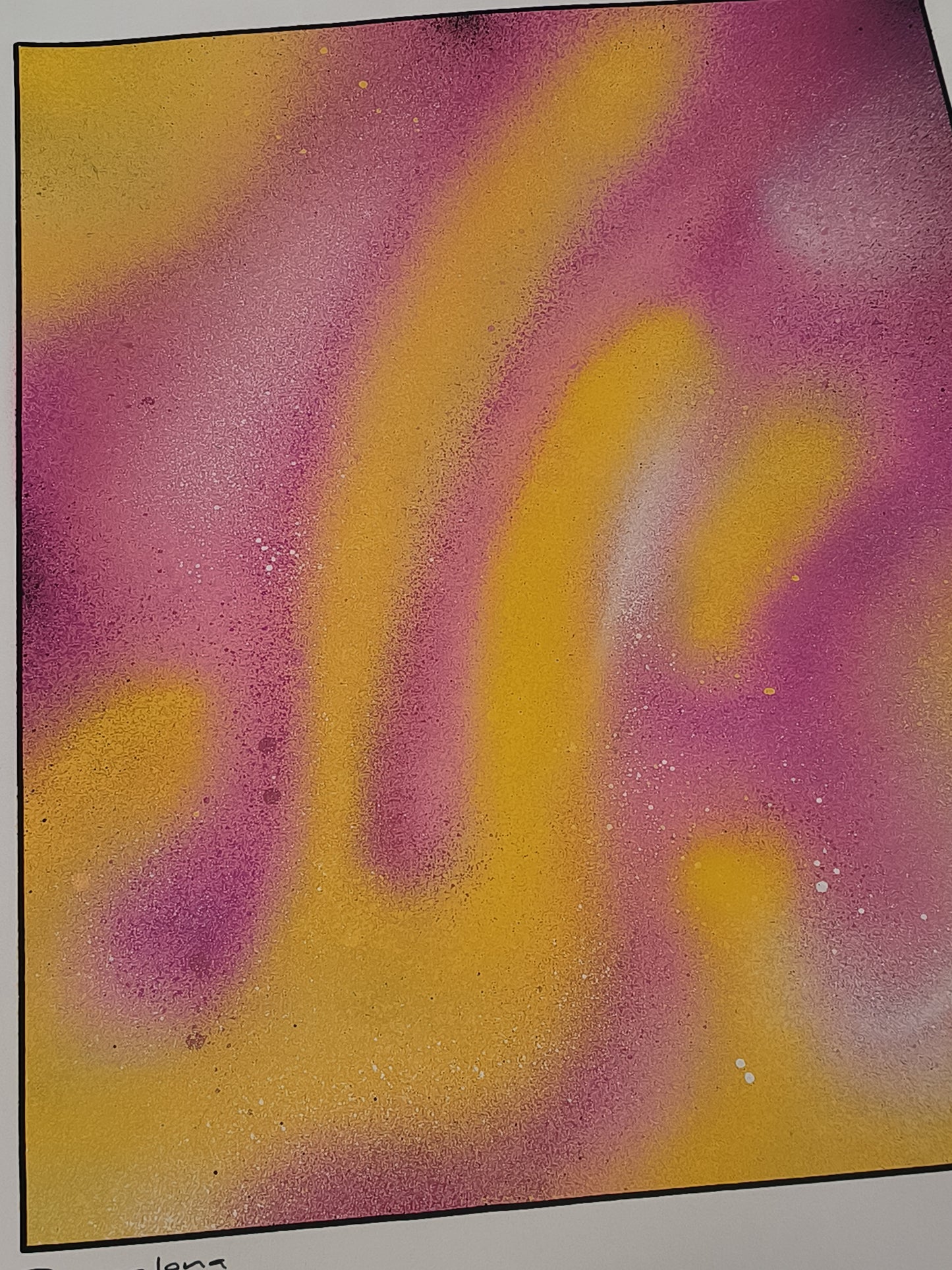 Abstract - Limited series (original painting on paper) Arte Urbano Barcelona (Copia)