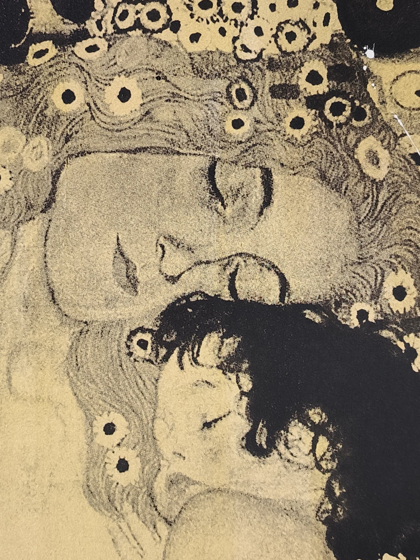 Gustav Klimt - Retrato print (original painting on paper) Arte Urbano Barcelona