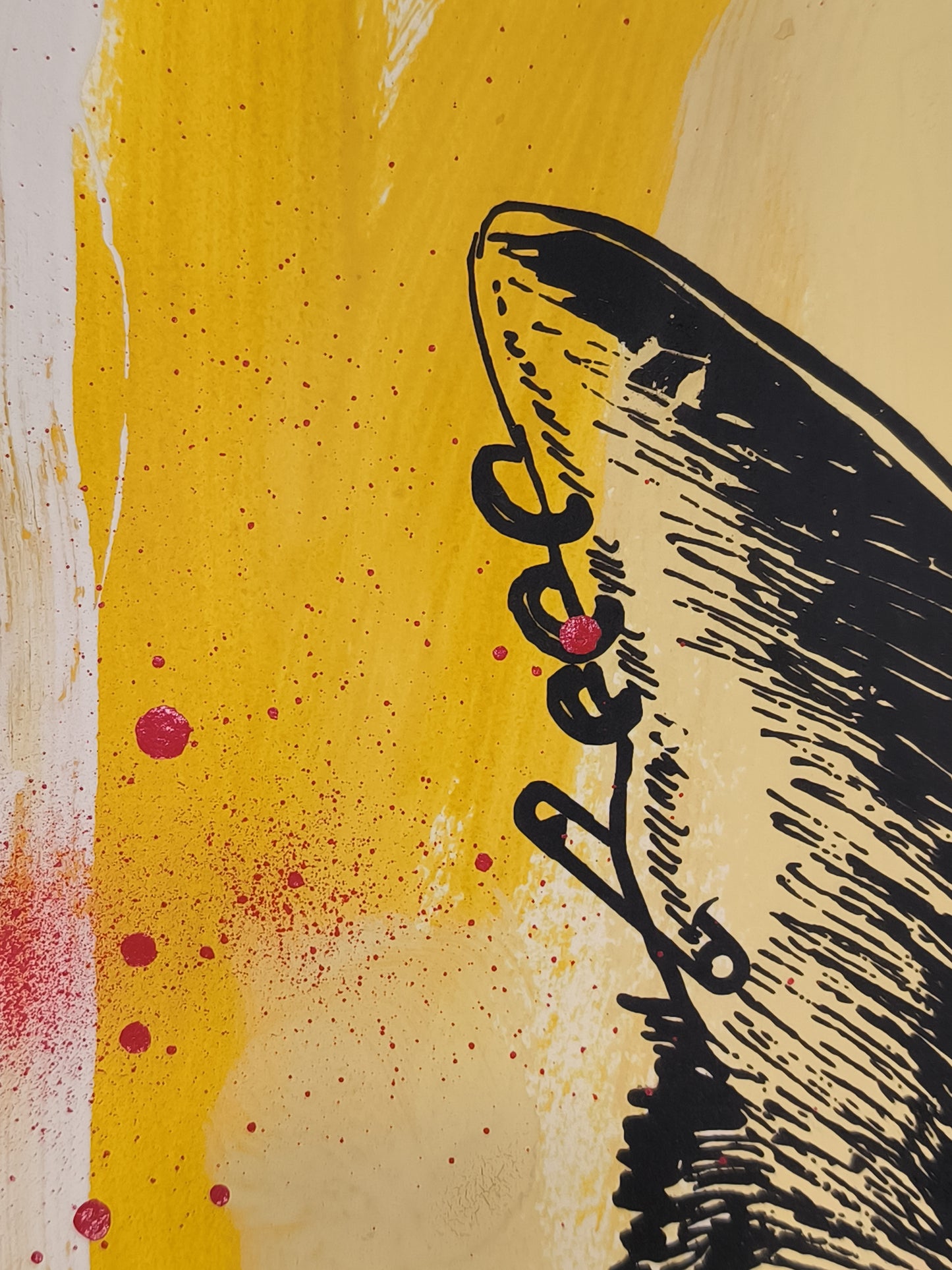 Gato Punk - Retrato print (original painting on paper) Arte Urbano Barcelona