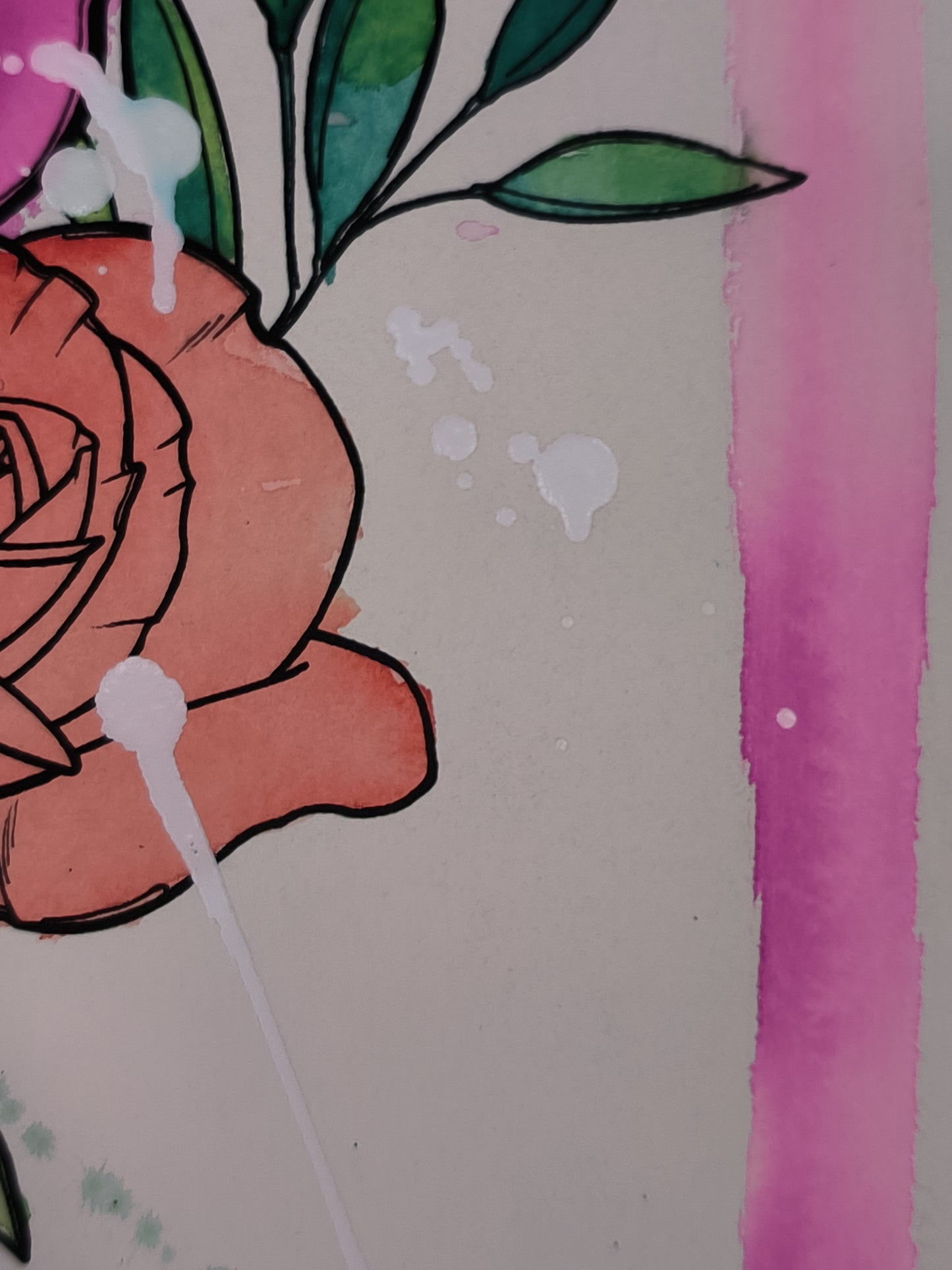The Last Romance - Retrato print (original painting on paper) Arte Urbano Barcelona
