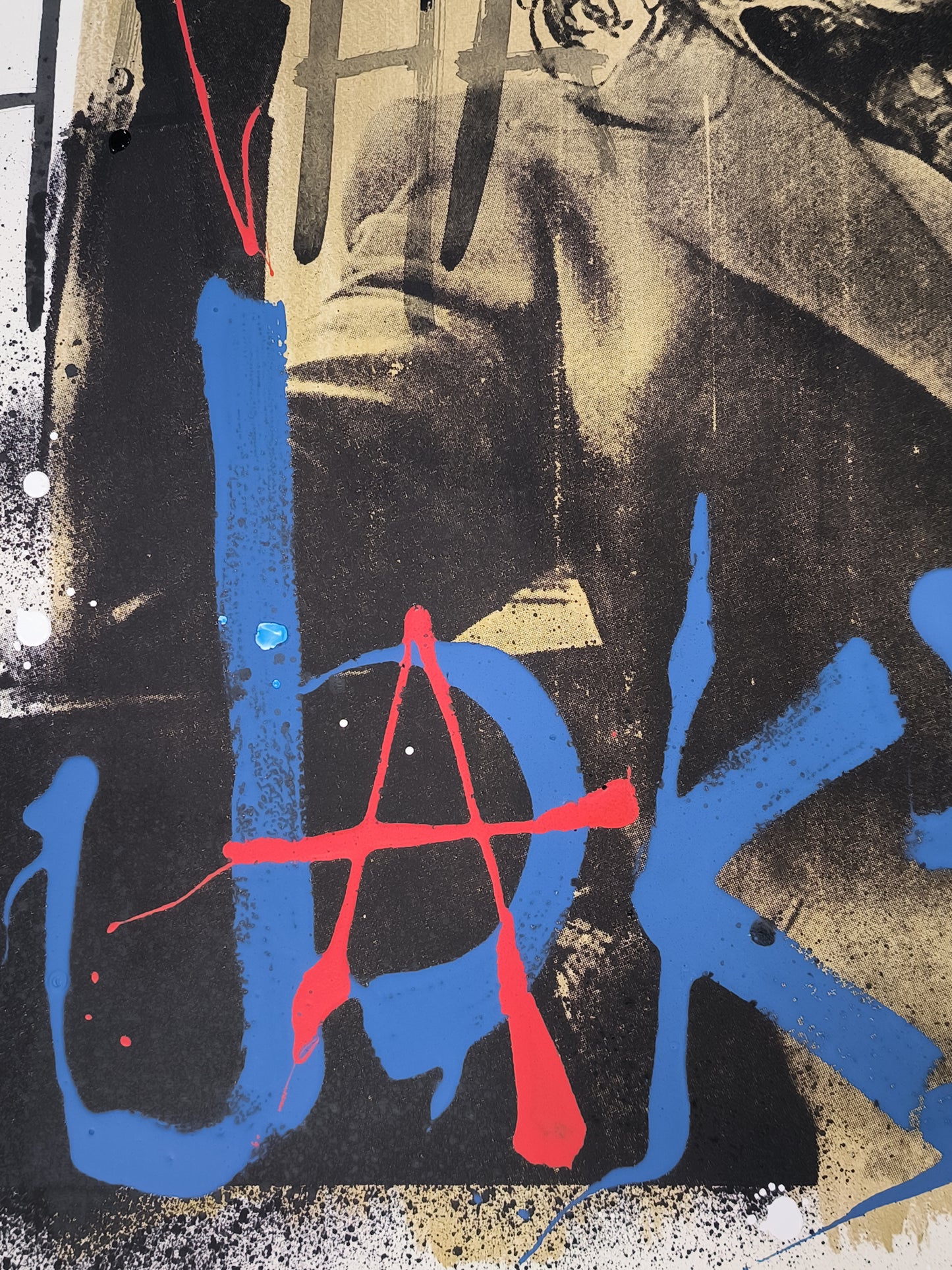 Joker - Retrato print (original painting on paper) Arte Urbano Barcelona