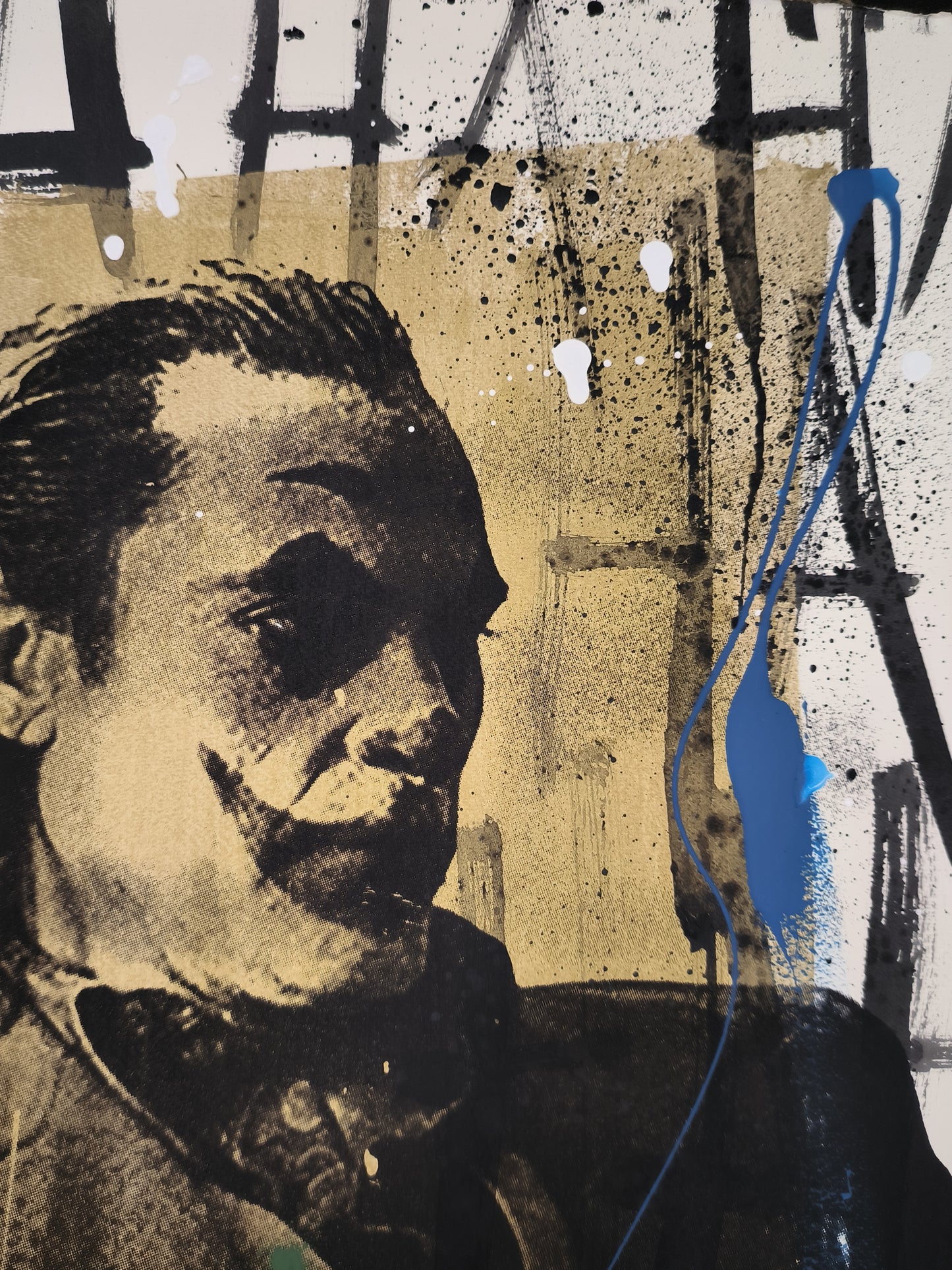 Joker - Retrato print (original painting on paper) Arte Urbano Barcelona