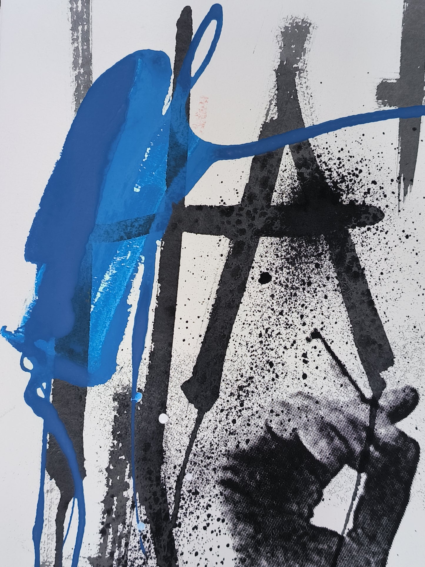 Joker - Retrato print (original painting on paper) Arte Urbano Barcelona