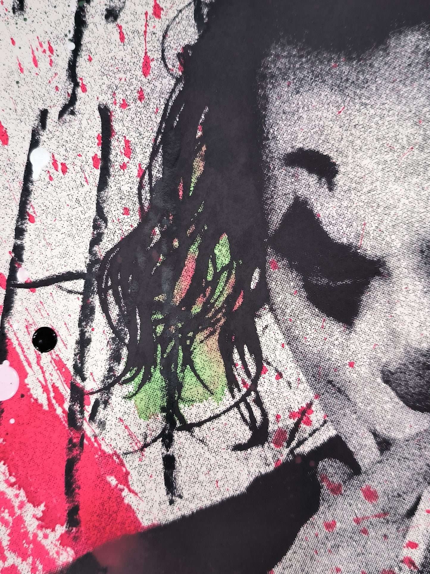 Joker - Retrato print (original painting on paper) Arte Urbano Barcelona
