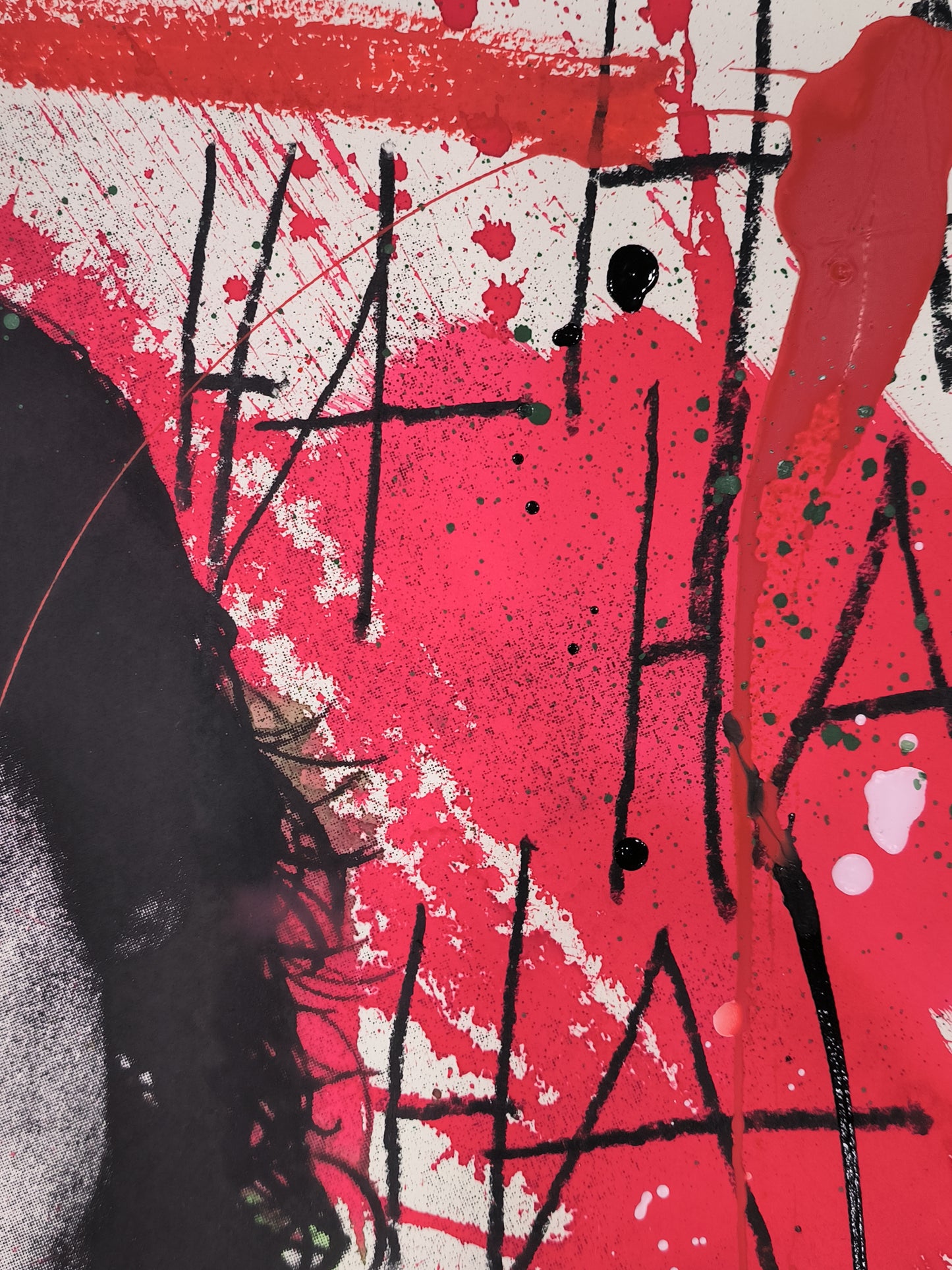 Joker - Retrato print (original painting on paper) Arte Urbano Barcelona