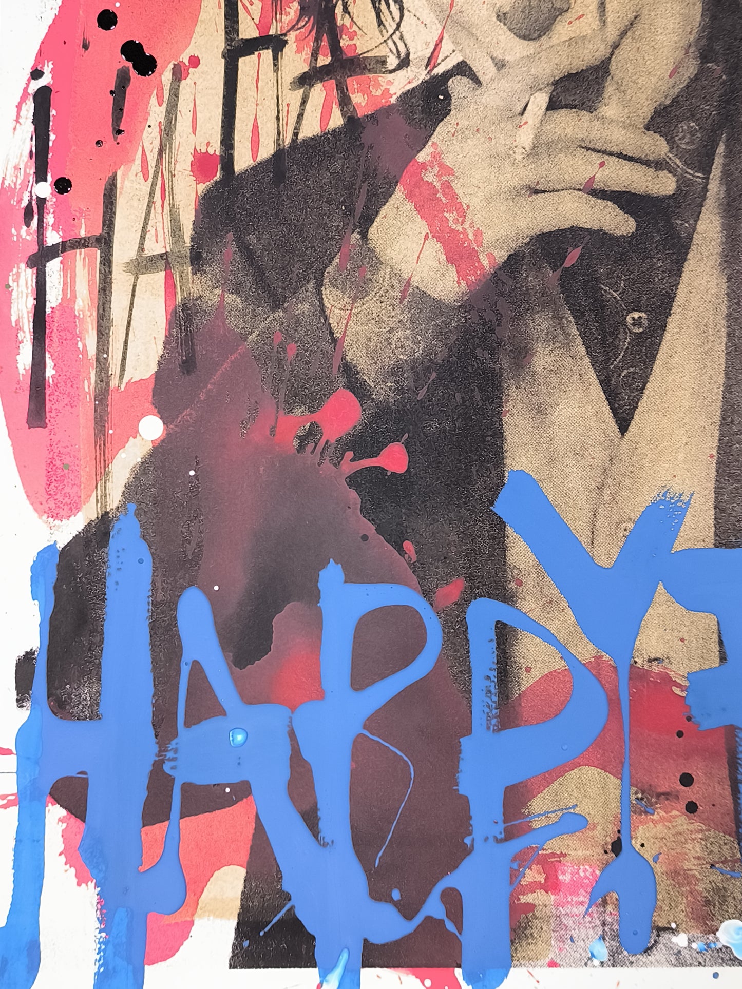 Joker - Retrato print (original painting on paper) Arte Urbano Barcelona