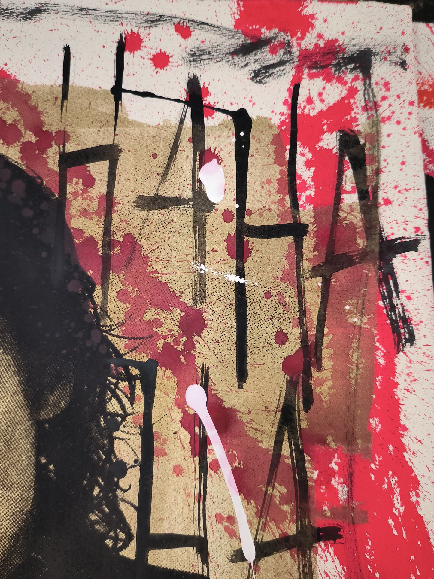 Joker - Retrato print (original painting on paper) Arte Urbano Barcelona