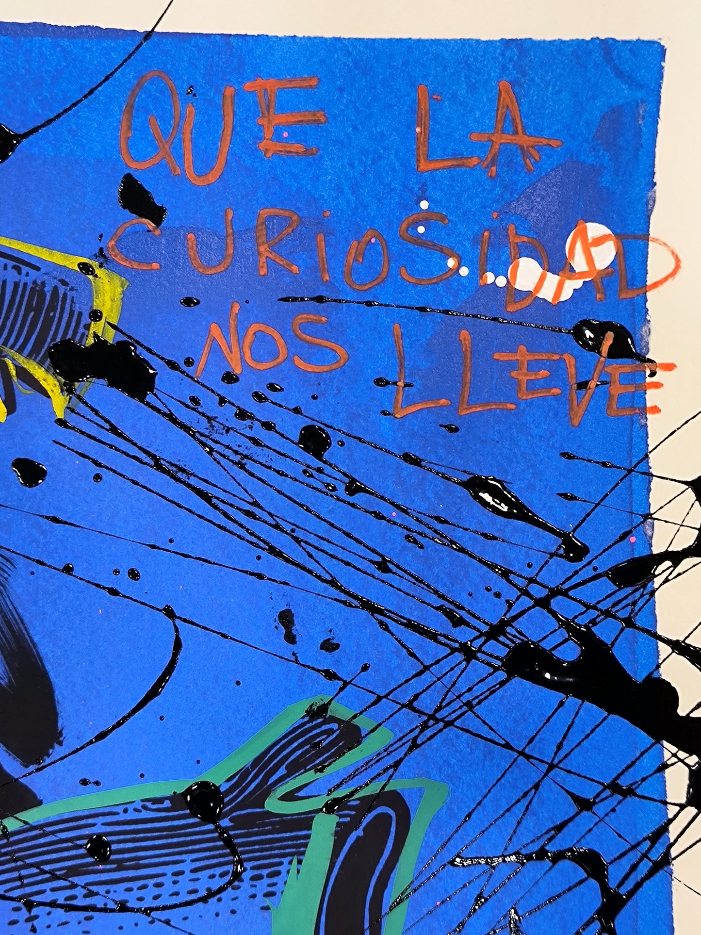 Corazón Anatómico - Retrato print (original painting on paper) Arte Urbano Contemporaneo Barcelona