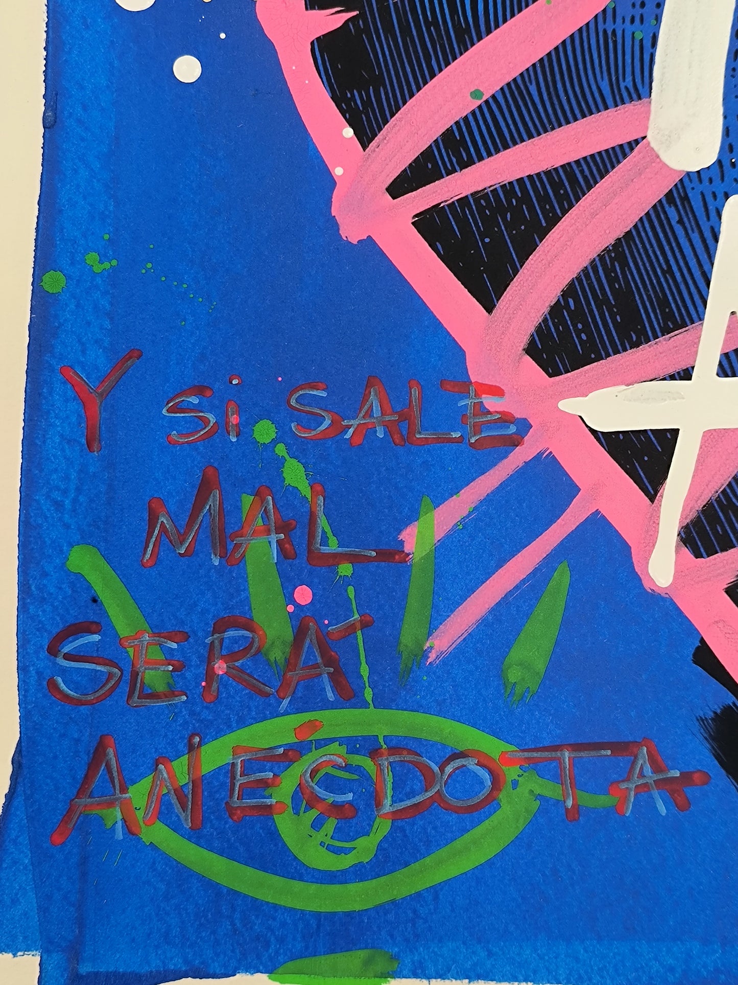 Corazón Anatómico - Retrato print (original painting on paper) Arte Urbano Contemporaneo Barcelona