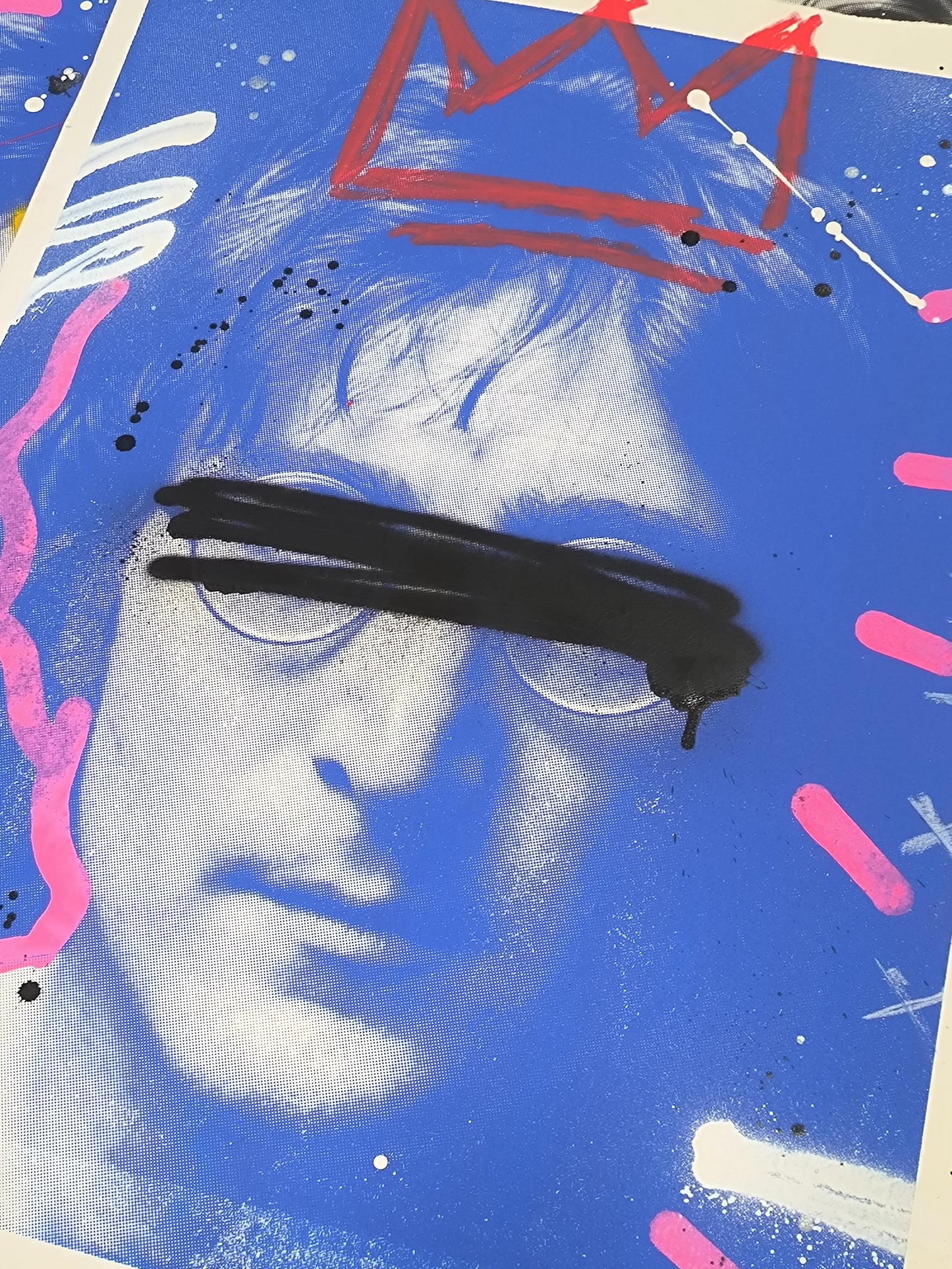 John Lennon - Retrato print (original painting on paper) Arte Urbano Barcelona
