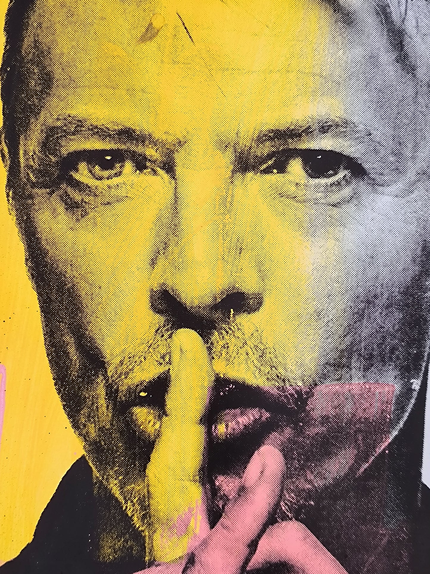 David Bowie - Retrato print (original painting on paper) Arte Urbano Barcelona
