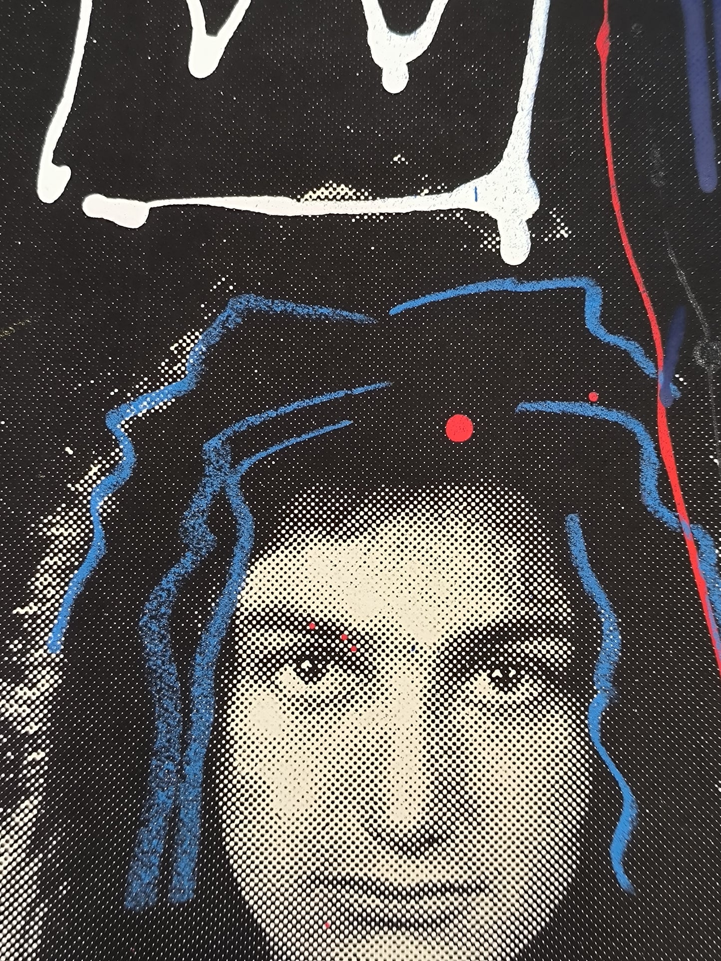 Queen - Retrato print (original painting on paper) Arte Urbano Barcelona