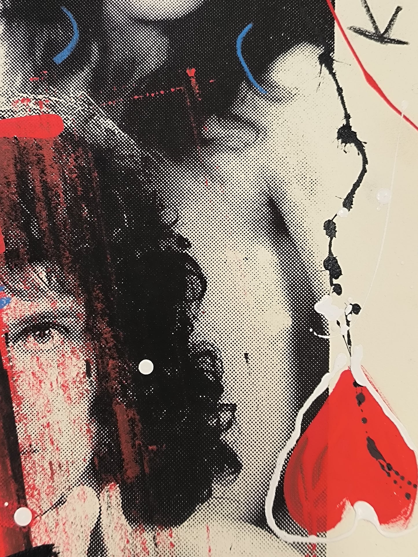 Queen - Retrato print (original painting on paper) Arte Urbano Barcelona