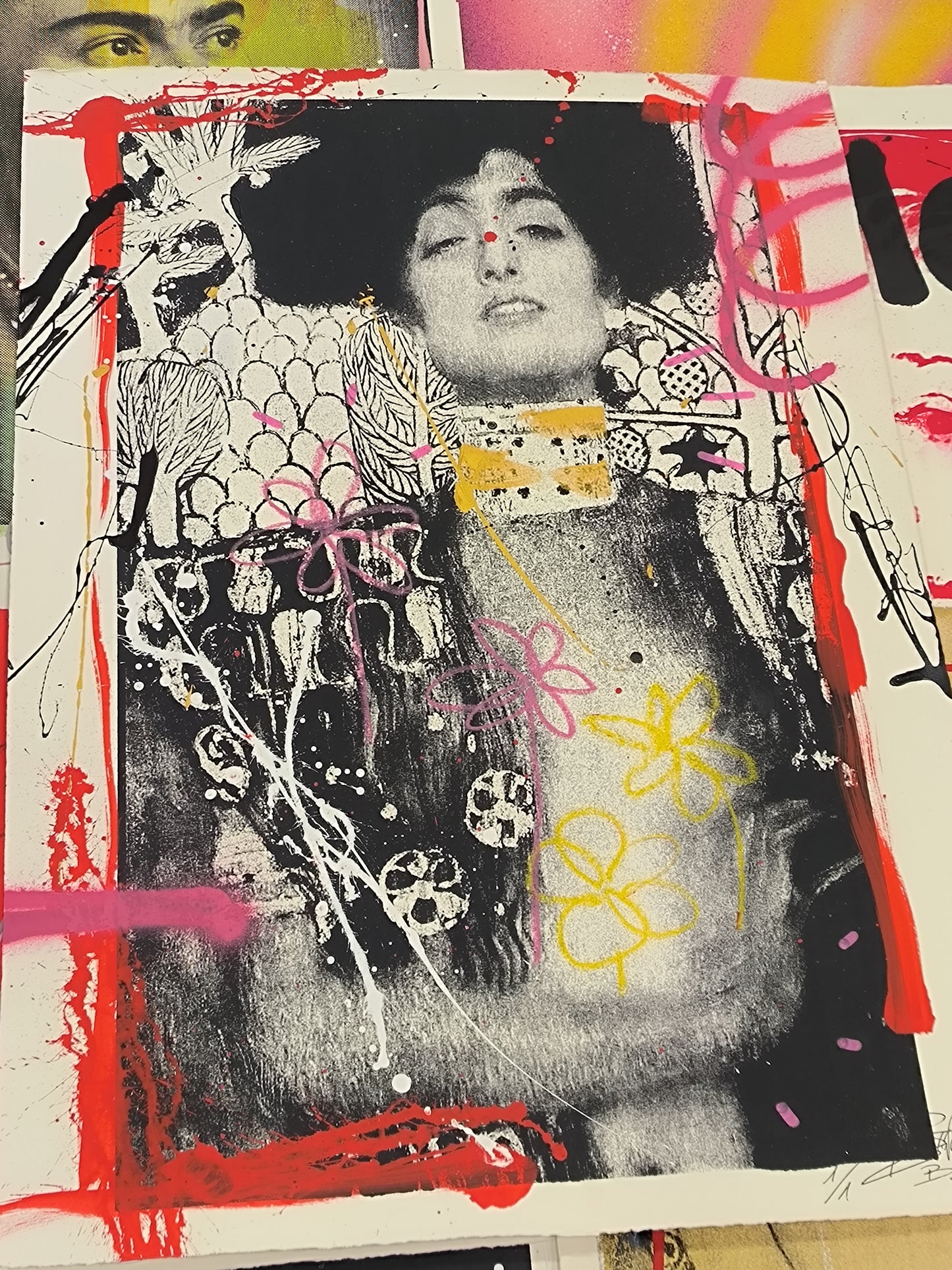 "Judith I" de Gustav Klimt - Retrato print (original painting on paper) Arte Urbano Barcelona