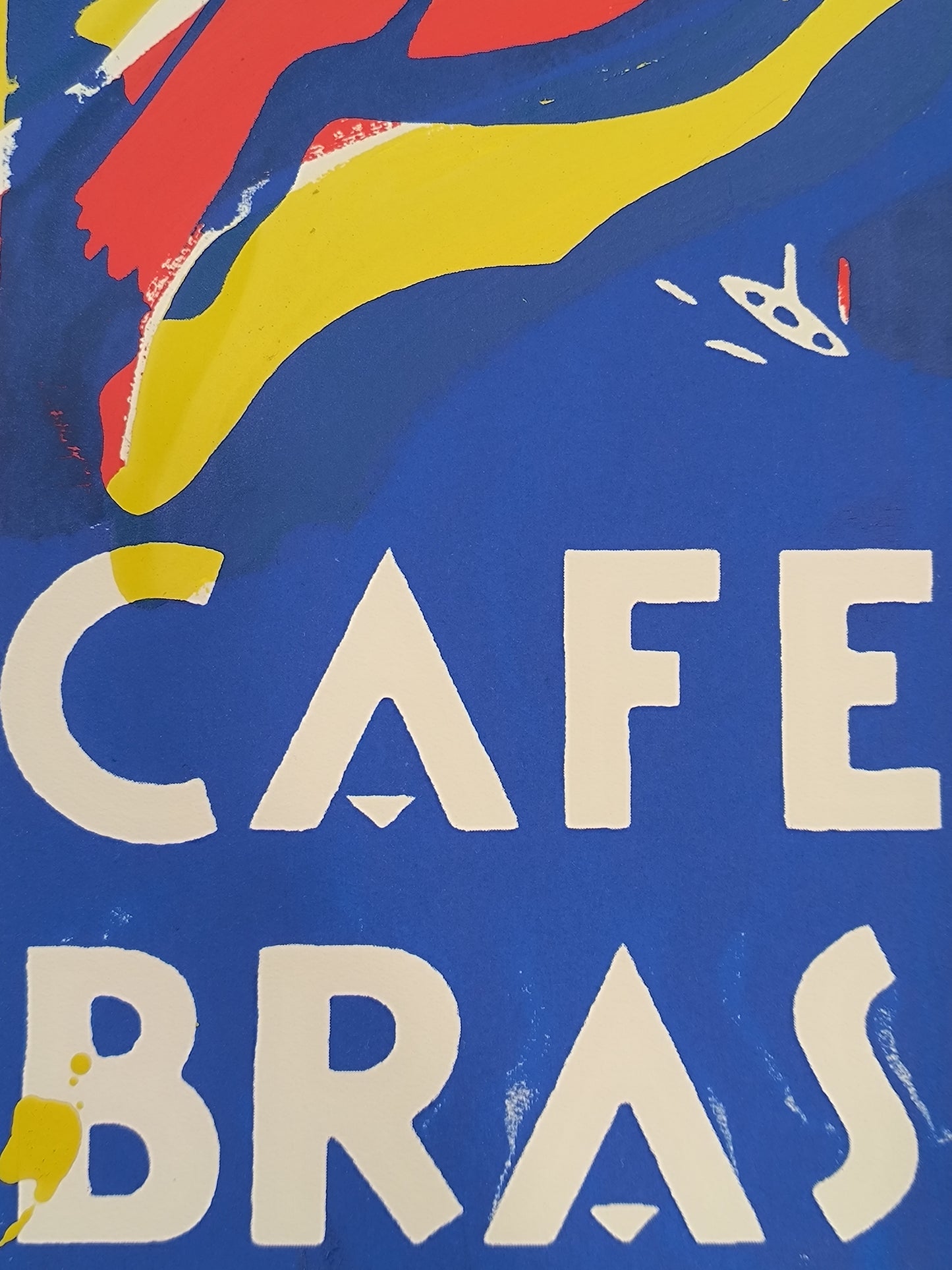 Cafes do Brasil - Retrato print (original painting on paper) Arte Urbano Barcelona