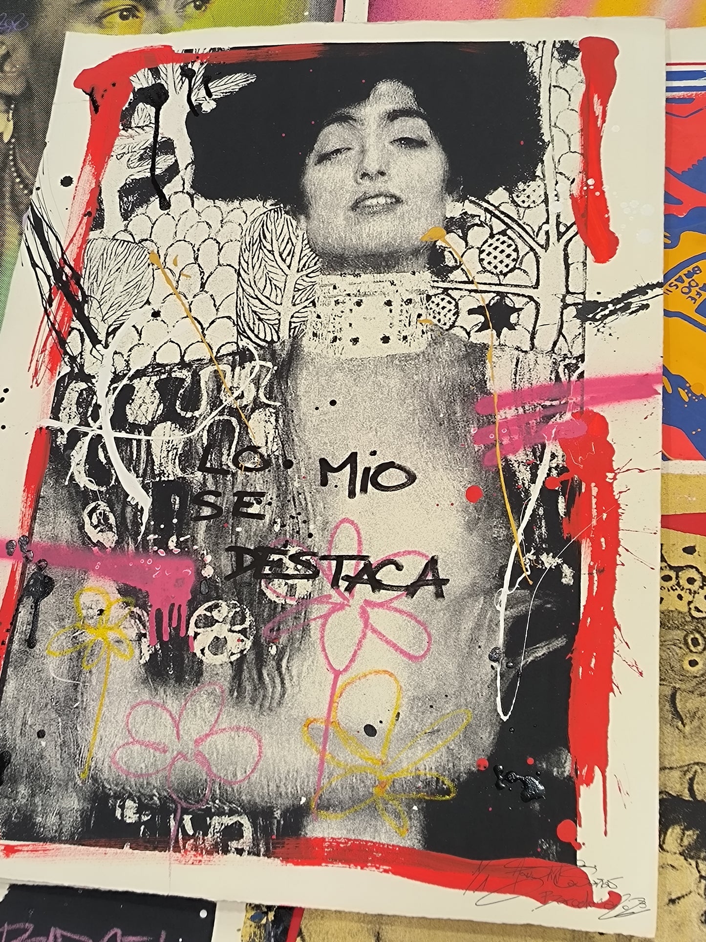 "Judith I" de Gustav Klimt - Retrato print (original painting on paper) Arte Urbano Barcelona