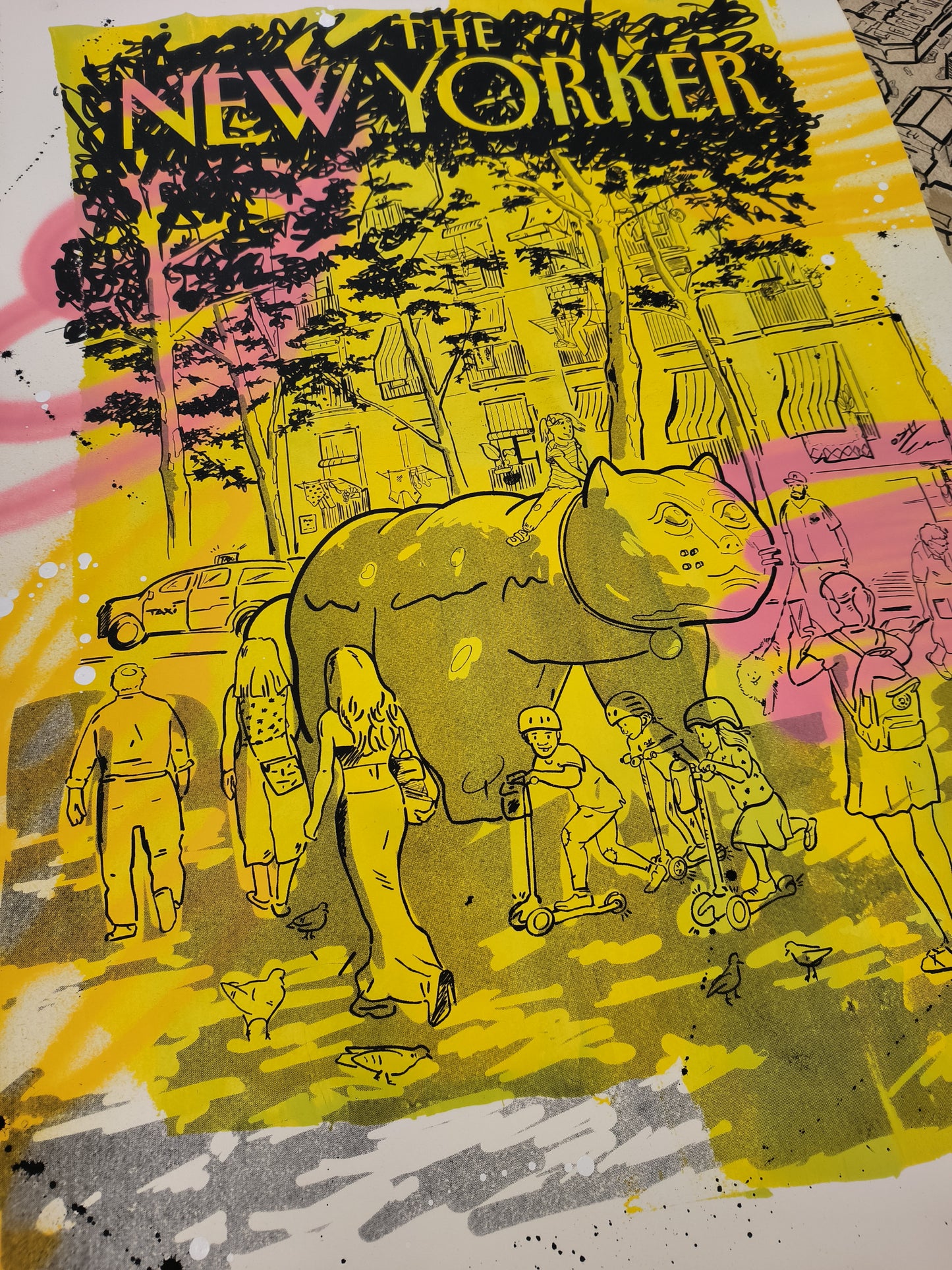 Print Rambla del Raval, Gato de Botero Barcelona