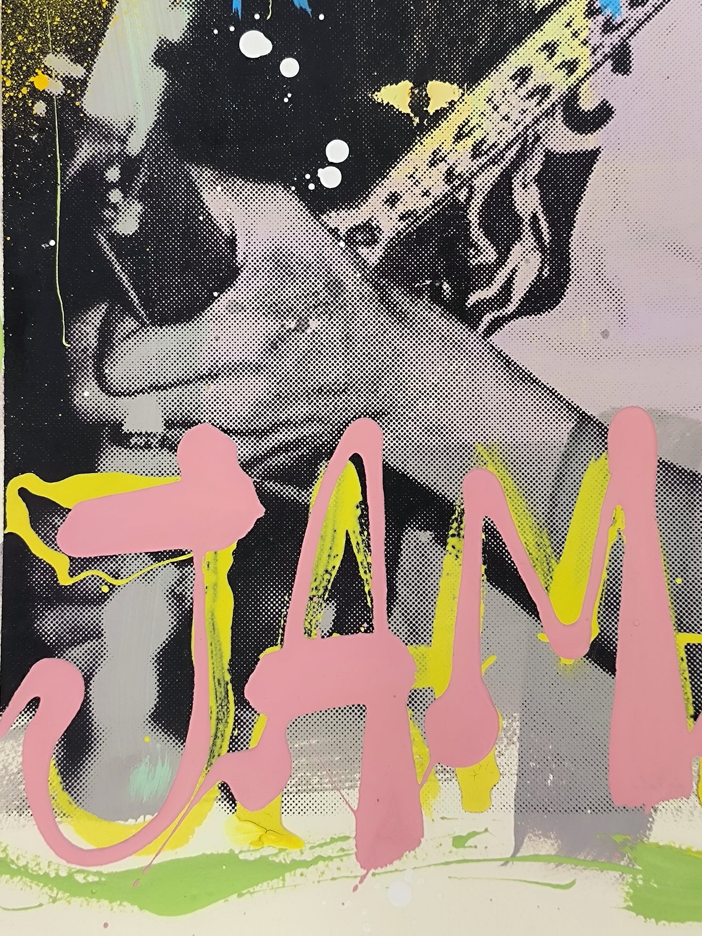 Bob Marley - Retrato print (original painting on paper) Arte Urbano Barcelona