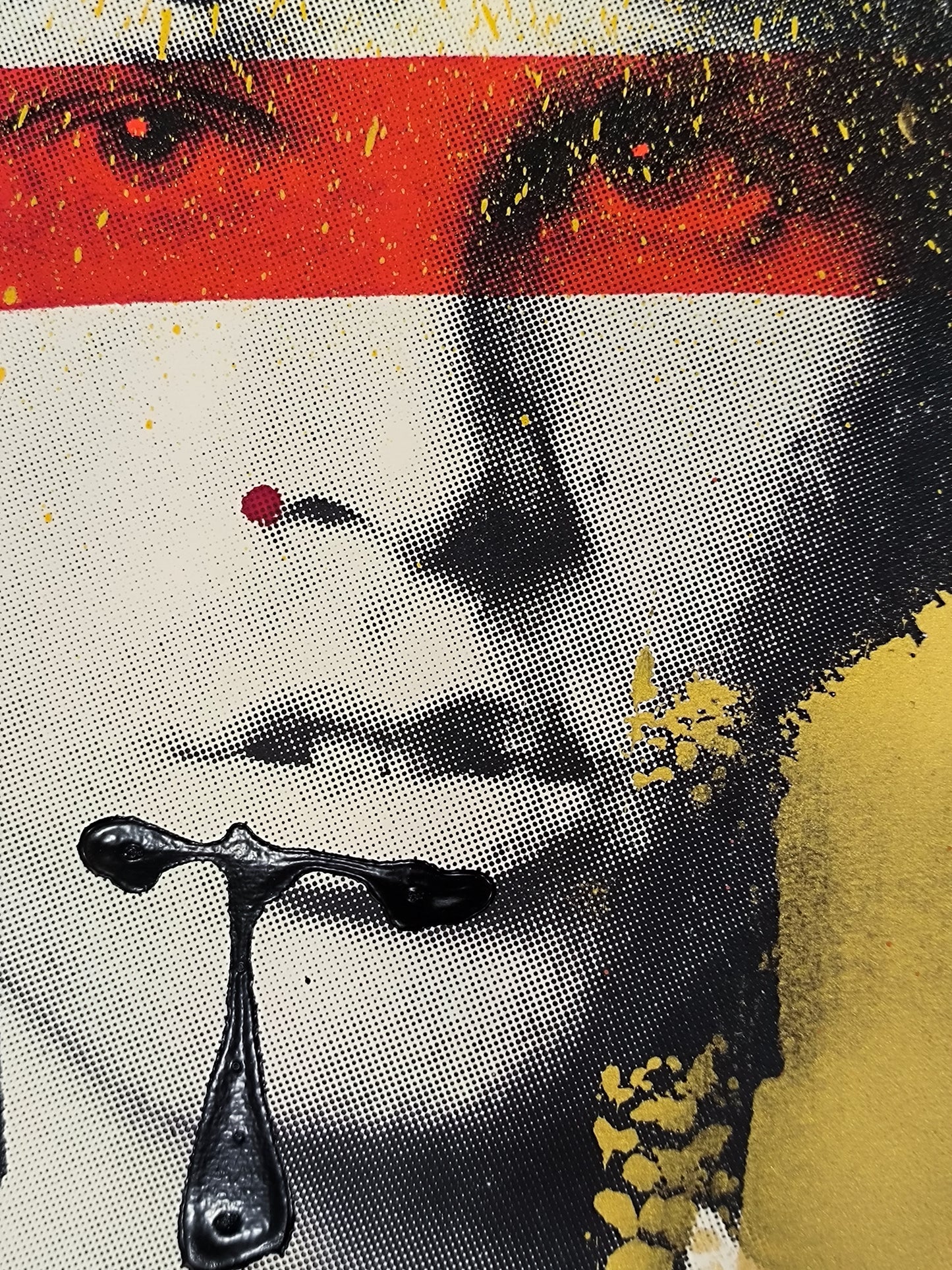Jim Morrison - Retrato print (original painting on paper) Arte Urbano Barcelona