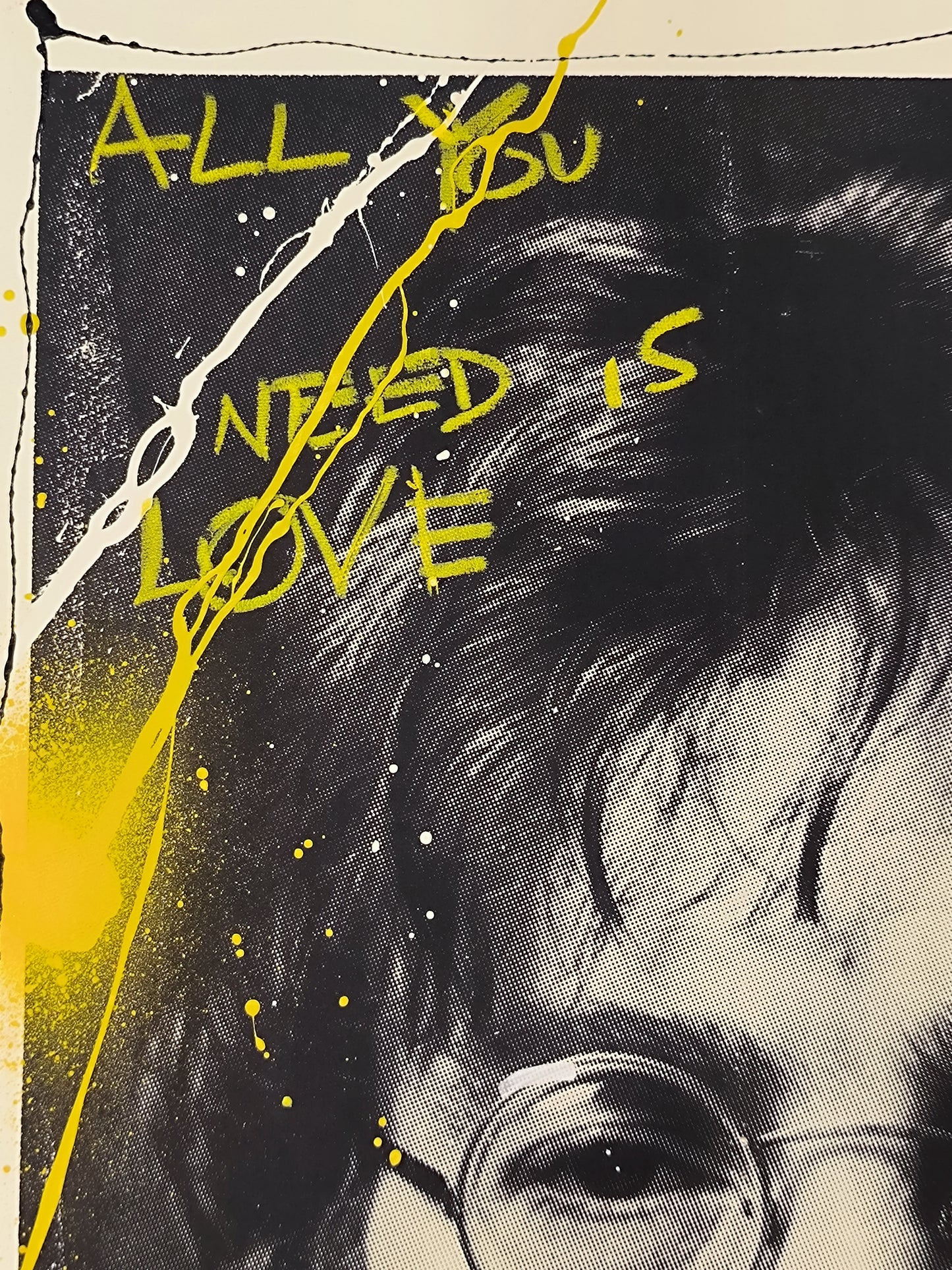 John Lennon - Retrato print (original painting on paper) Arte Urbano Barcelona