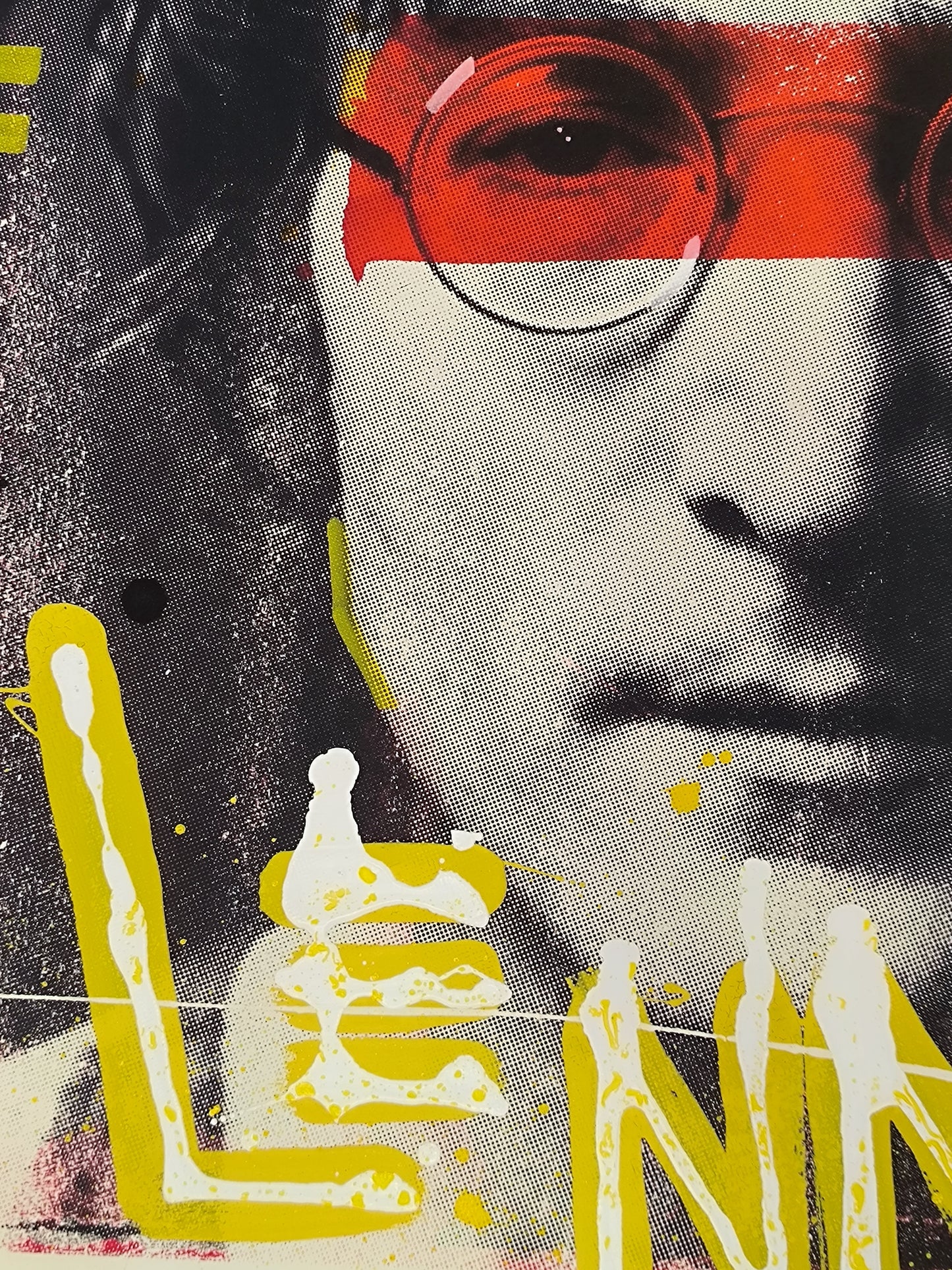 John Lennon - Retrato print (original painting on paper) Arte Urbano Barcelona