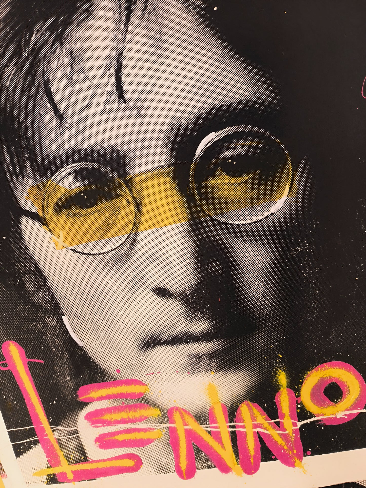 John Lennon - Retrato print (original painting on paper) Arte Urbano Barcelona