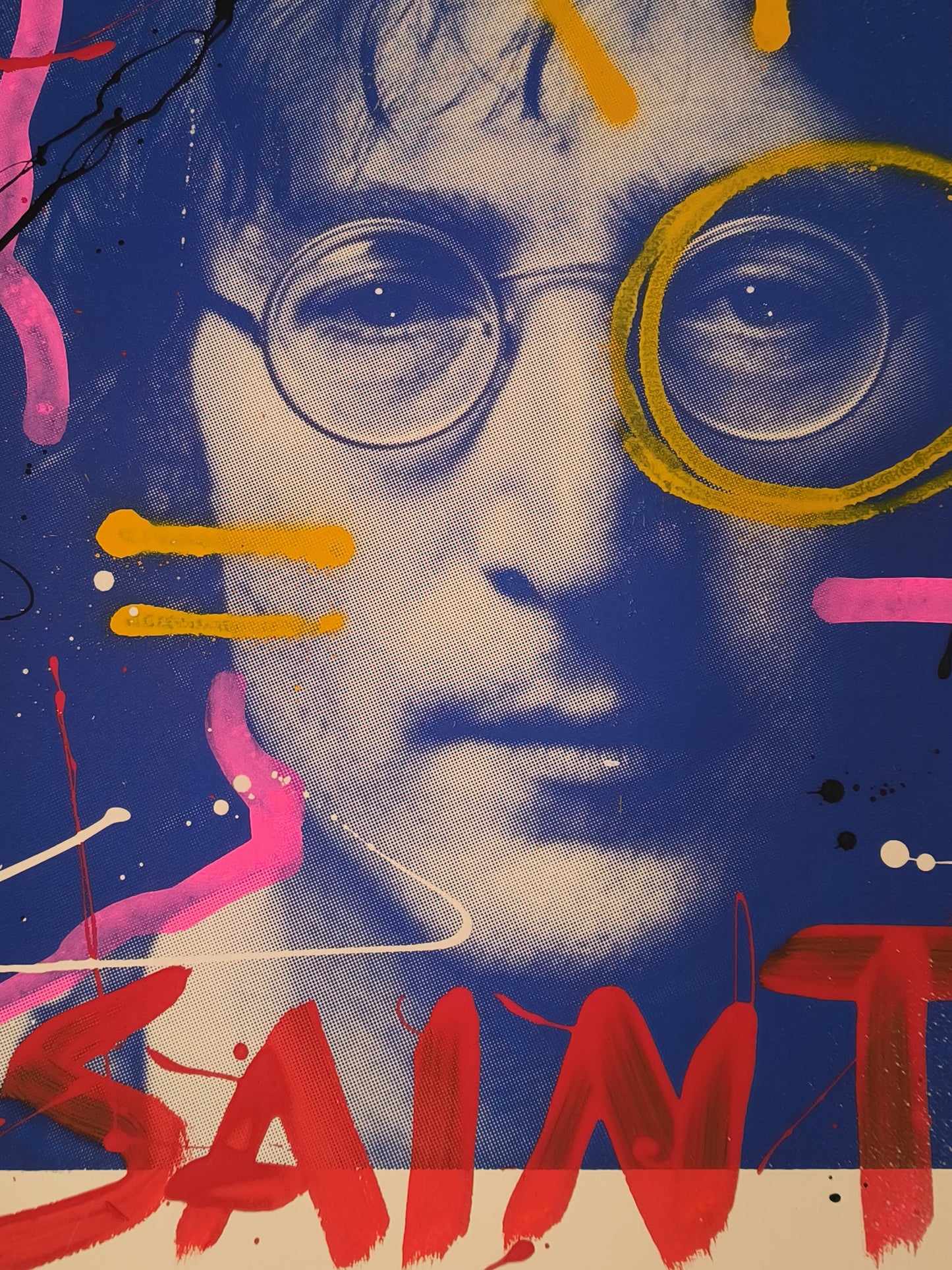 John Lennon - Retrato print (original painting on paper) Arte Urbano Barcelona