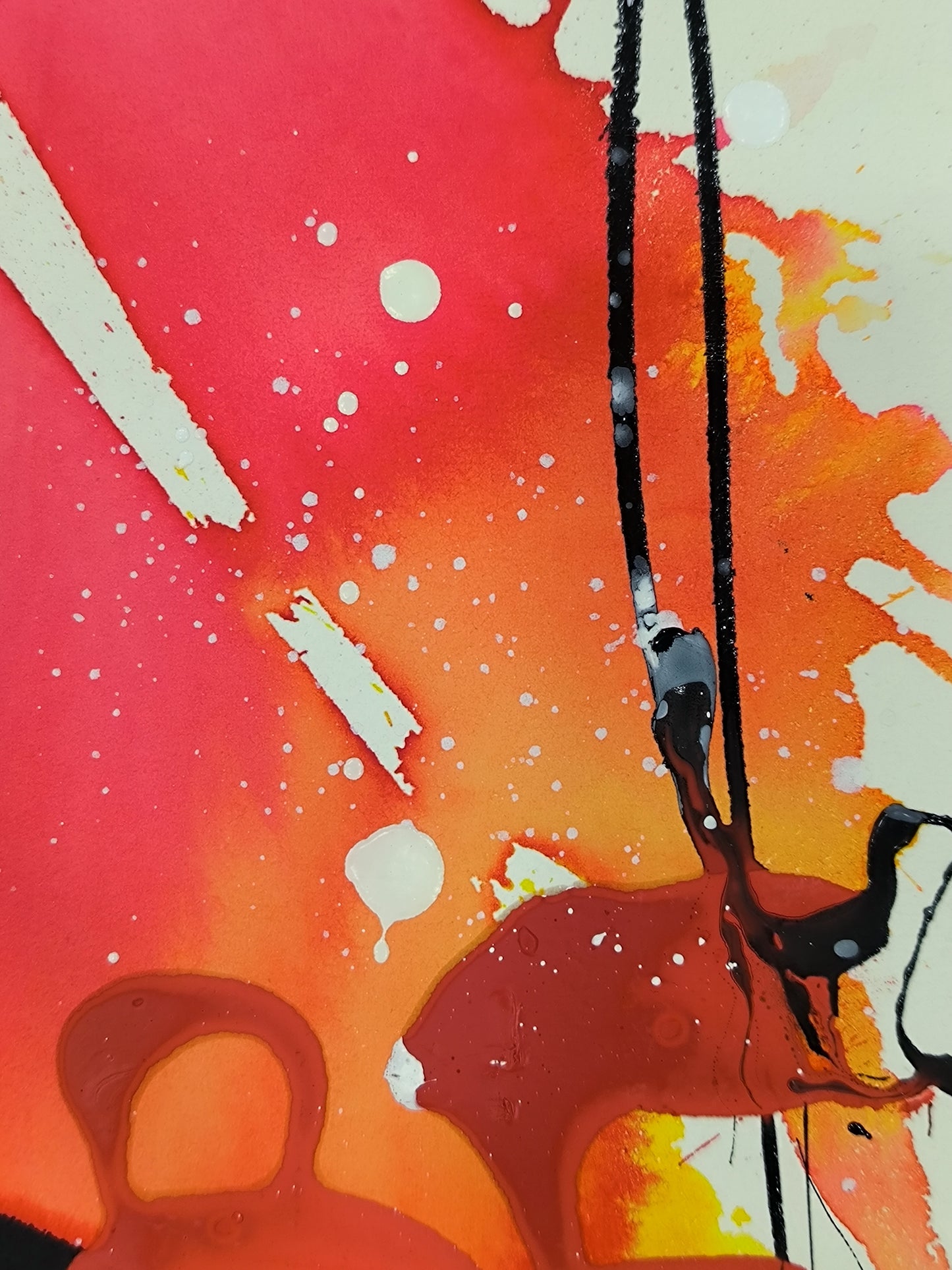 David Bowie - Retrato print (original painting on paper) Arte Urbano Barcelona