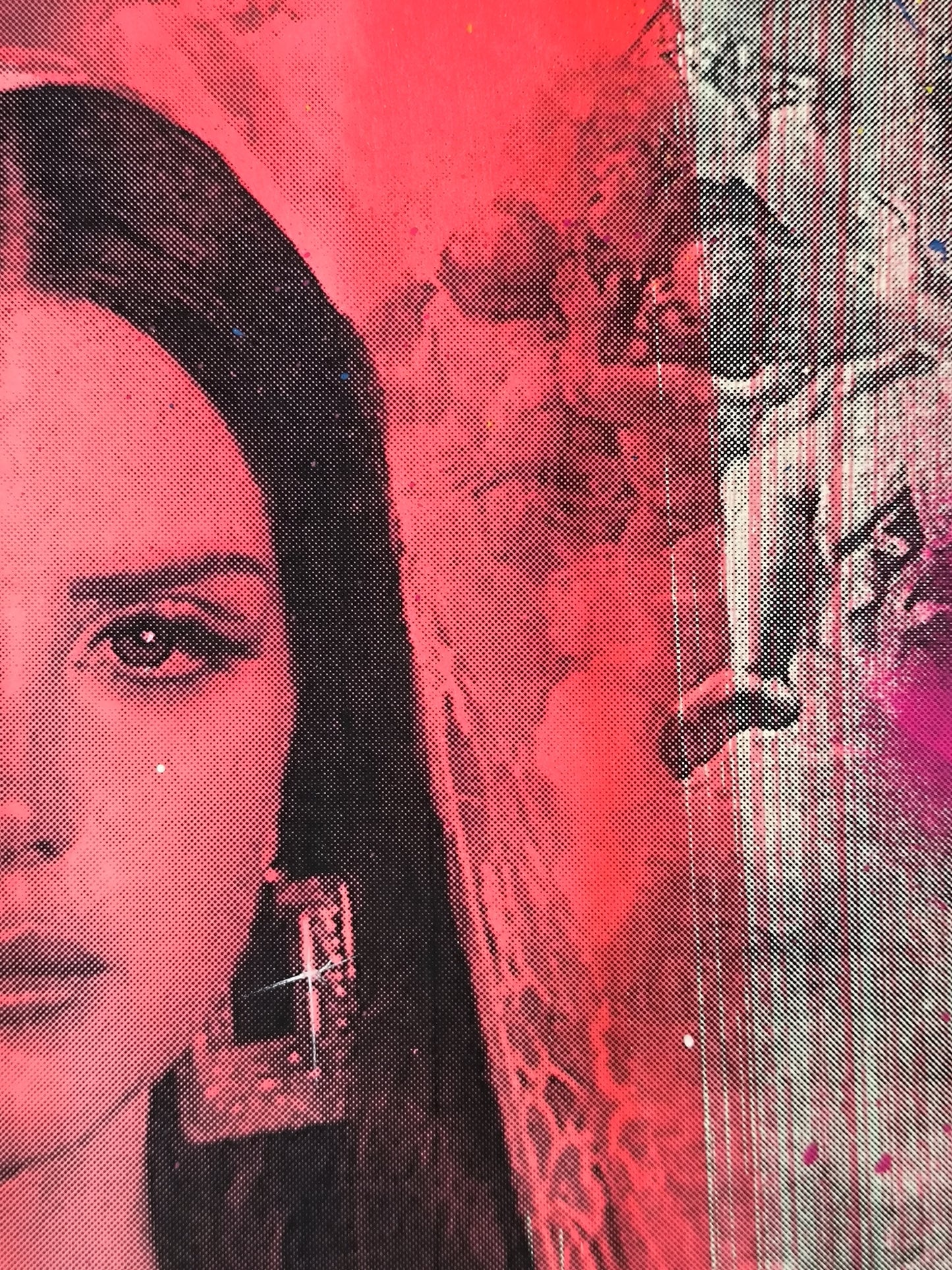 Lana del Rey - Retrato print (original painting on paper) Arte Urbano Barcelona