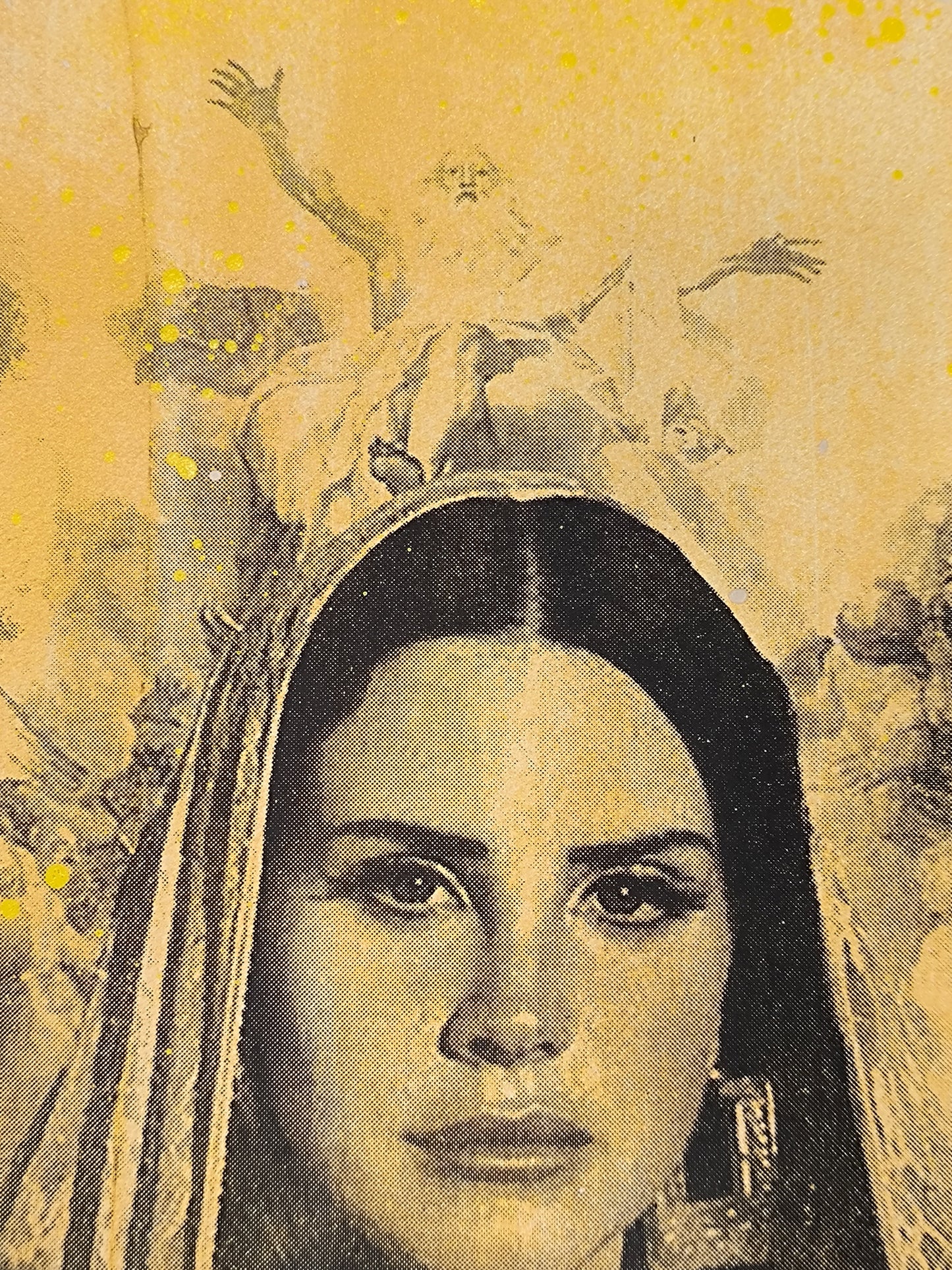 Lana del Rey - Retrato print (original painting on paper) Arte Urbano Barcelona