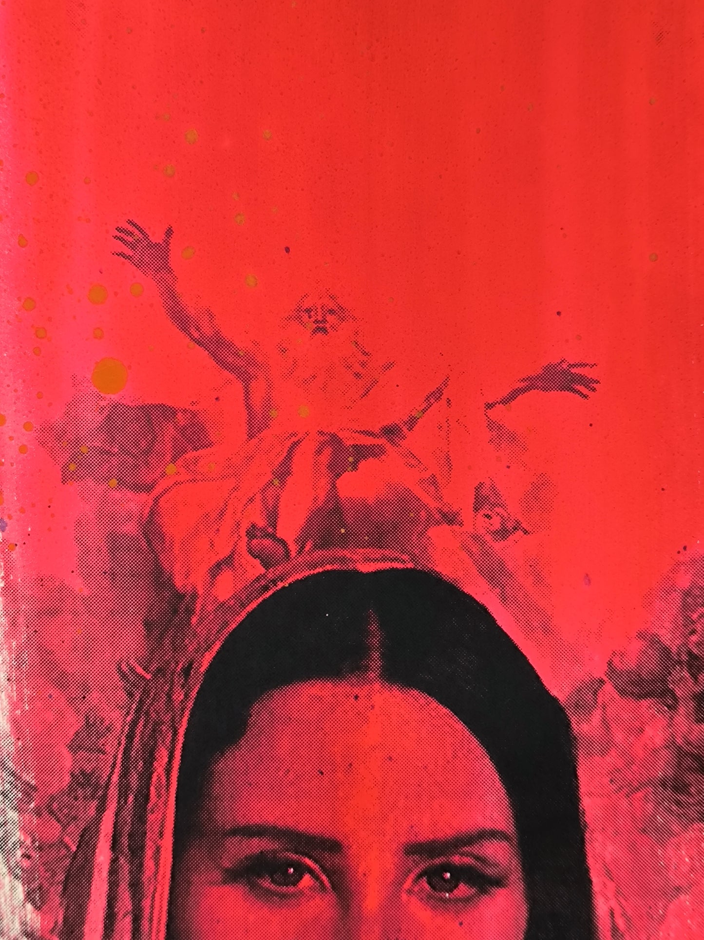 Lana del Rey - Retrato print (original painting on paper) Arte Urbano Barcelona
