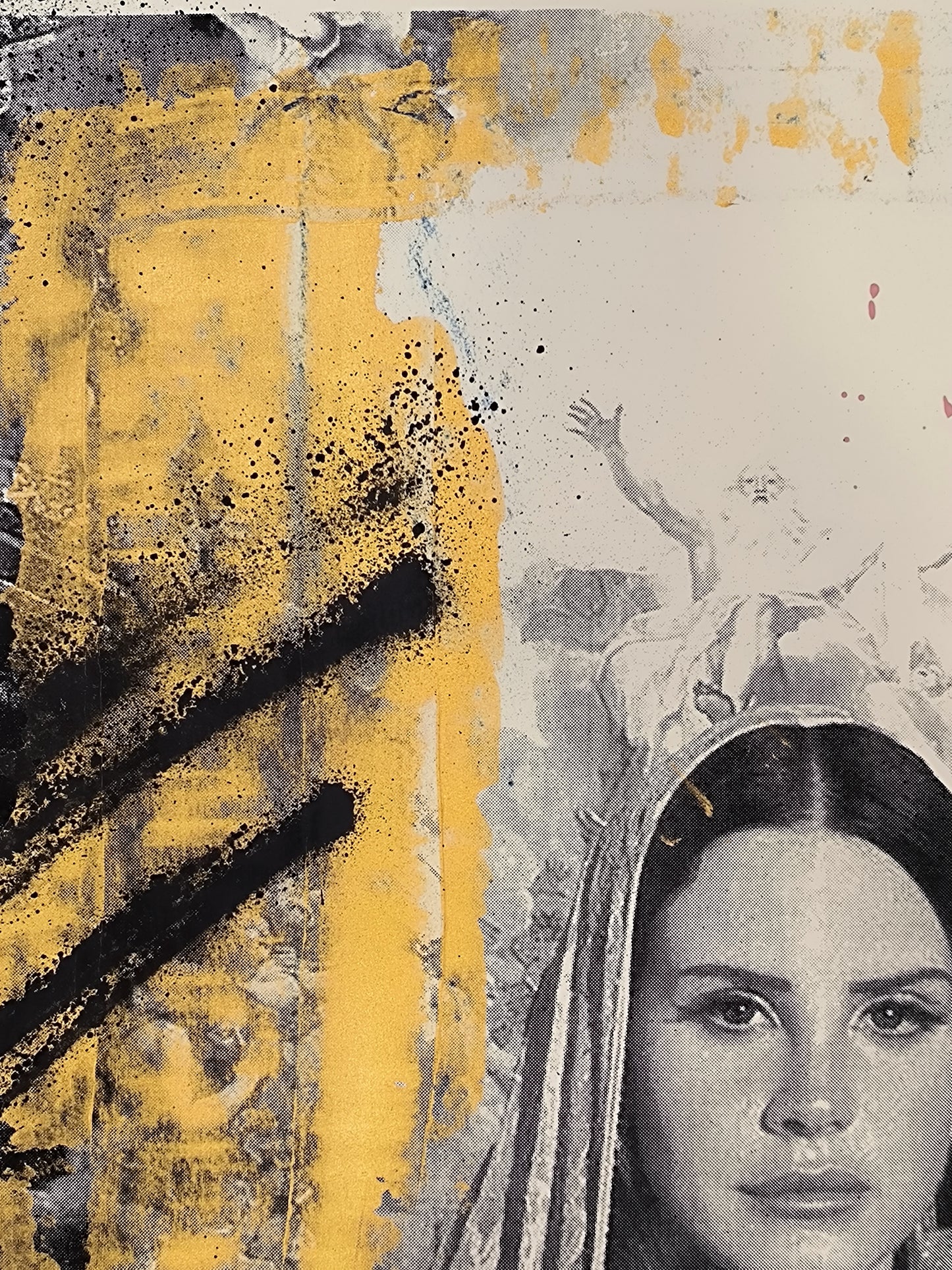 Lana del Rey - Retrato print (original painting on paper) Arte Urbano Barcelona