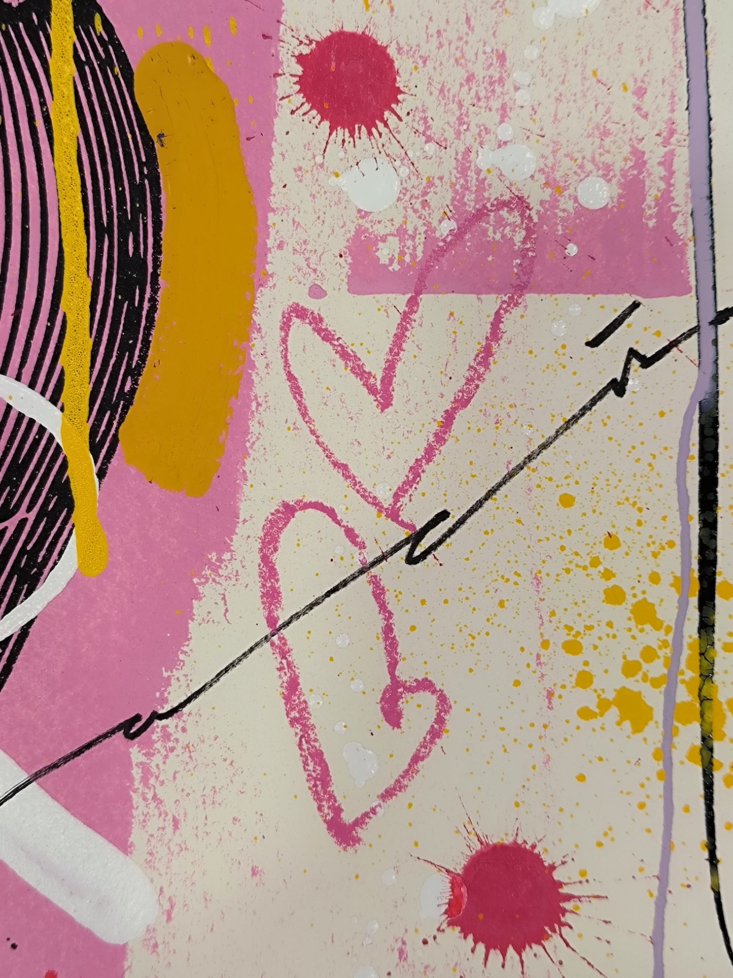 Corazón Anatómico - Retrato print (original painting on paper) Arte Urbano Barcelona