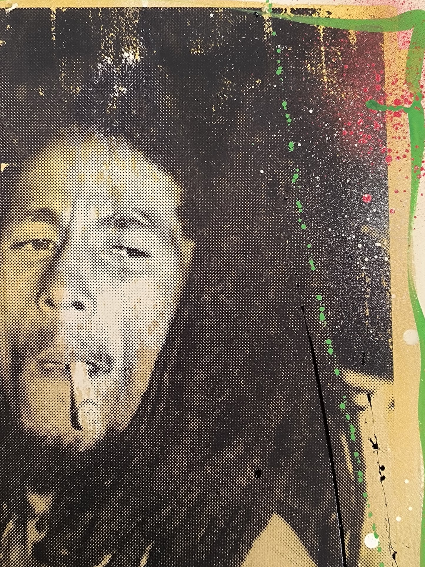 Bob Marley- Retrato print (original painting on paper) Arte Urbano Barcelona