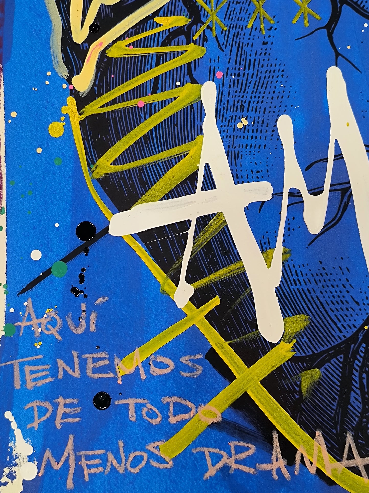 Corazón Anatómico - Retrato print (original painting on paper) Arte Urbano Barcelona