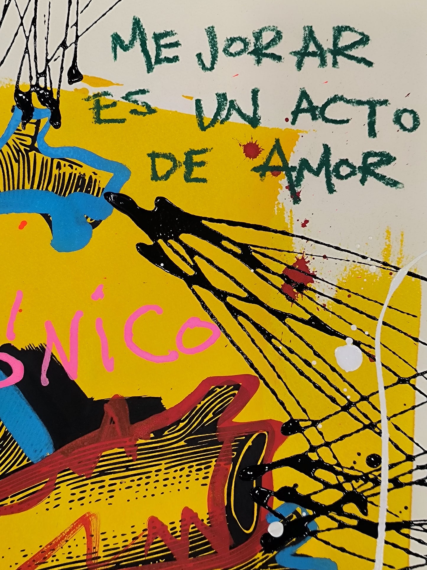 Corazón Anatómico - Retrato print (original painting on paper) Arte Urbano Barcelona