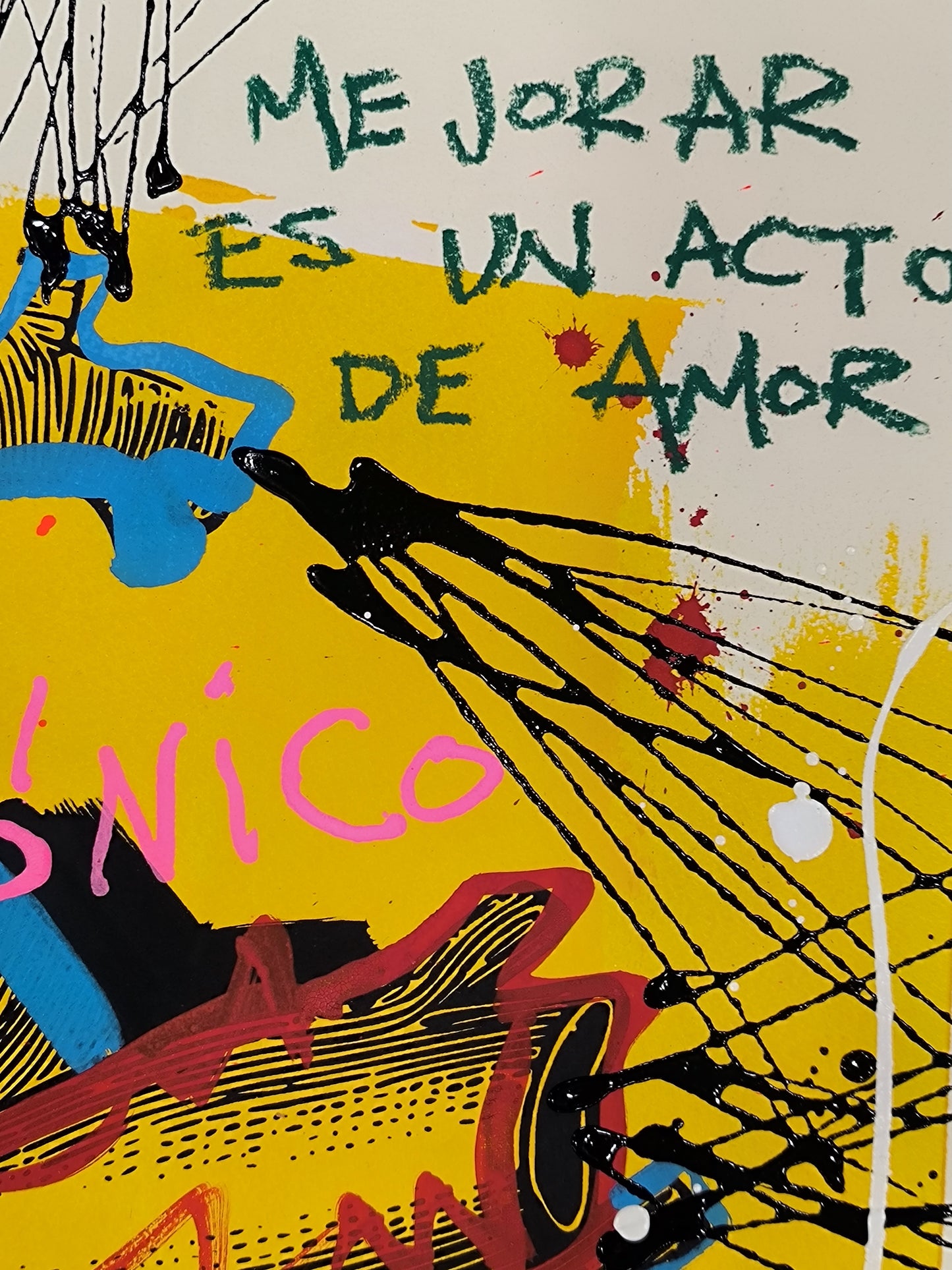 Corazón Anatómico - Retrato print (original painting on paper) Arte Urbano Barcelona