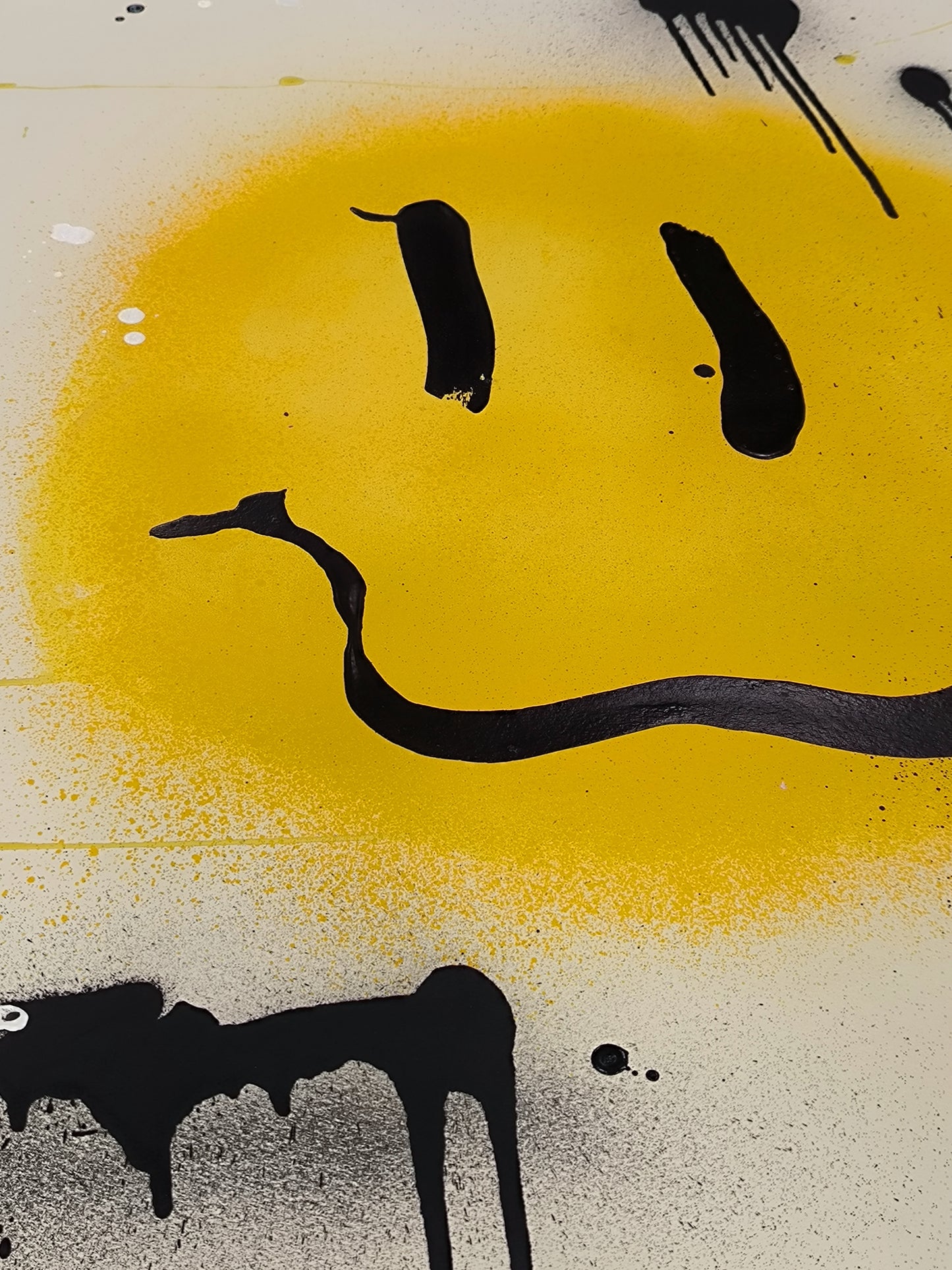 Smile - Retrato print (original painting on paper) Arte Urbano Barcelona