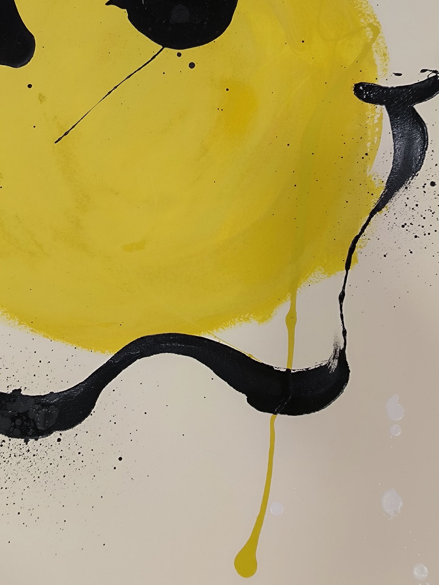Smile - Retrato print (original painting on paper) Arte Urbano Barcelona