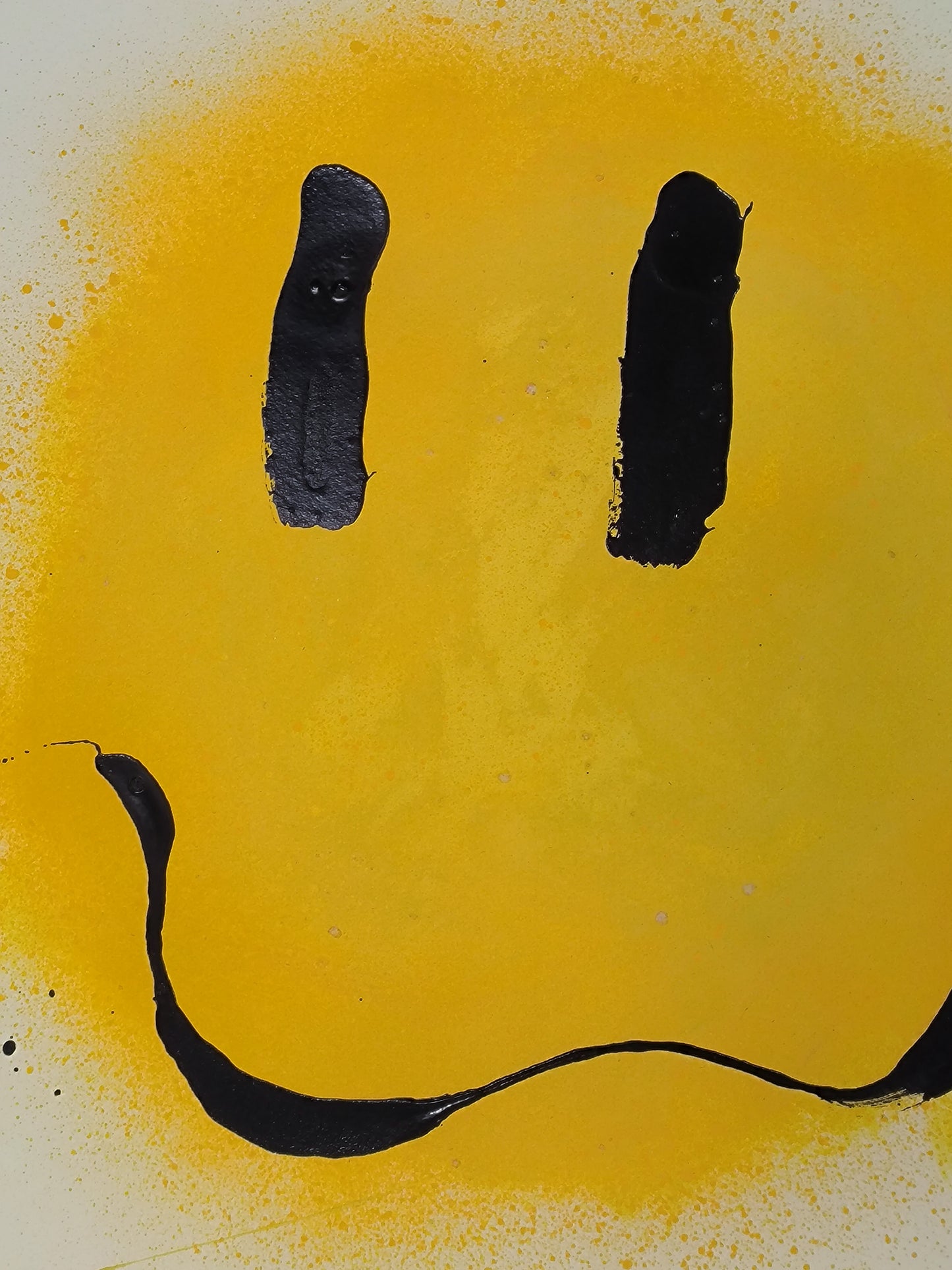 Smile - Retrato print (original painting on paper) Arte Urbano Barcelona