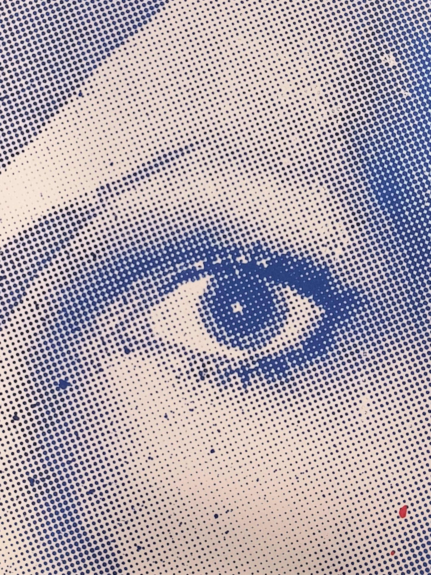 David Bowie (Young) - Retrato print (original painting on paper) Arte Urbano Barcelona