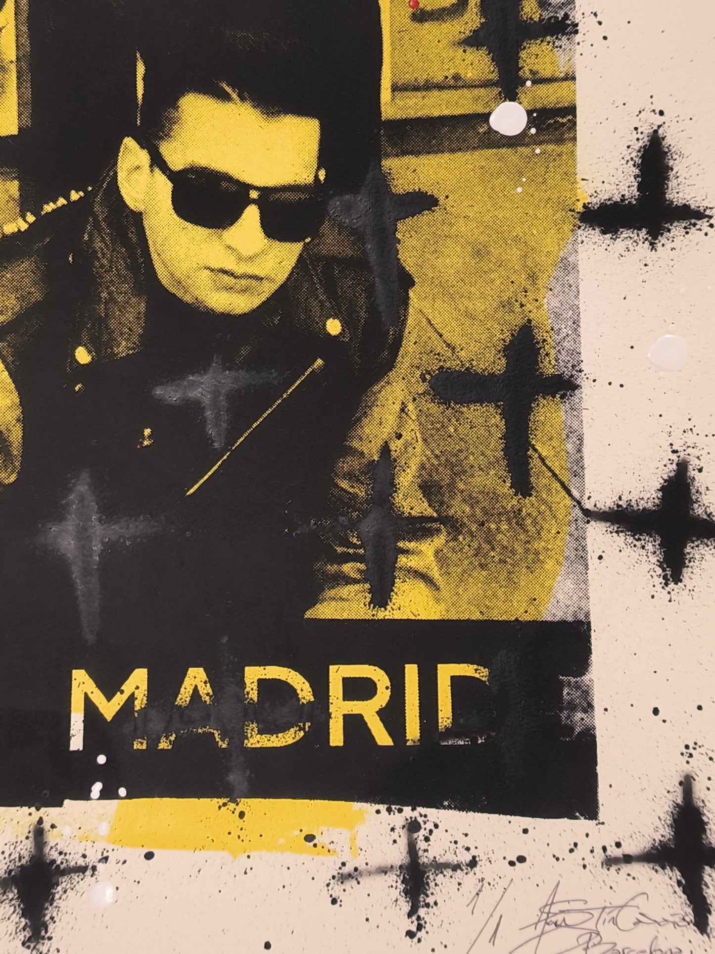 Depeche Mode - Retrato print (original painting on paper) Arte Urbano Barcelona