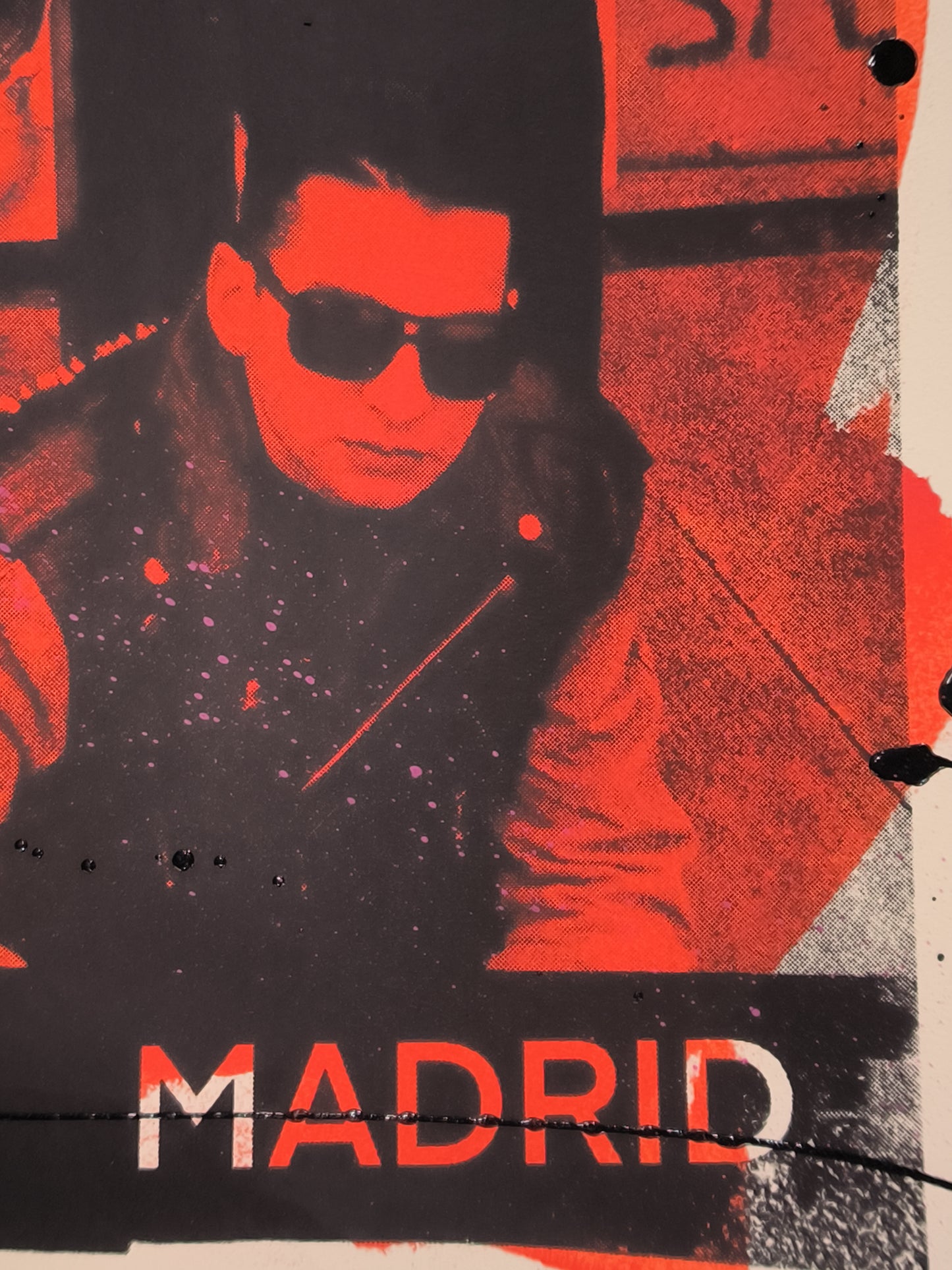 Depeche Mode - Retrato print (original painting on paper) Arte Urbano Barcelona