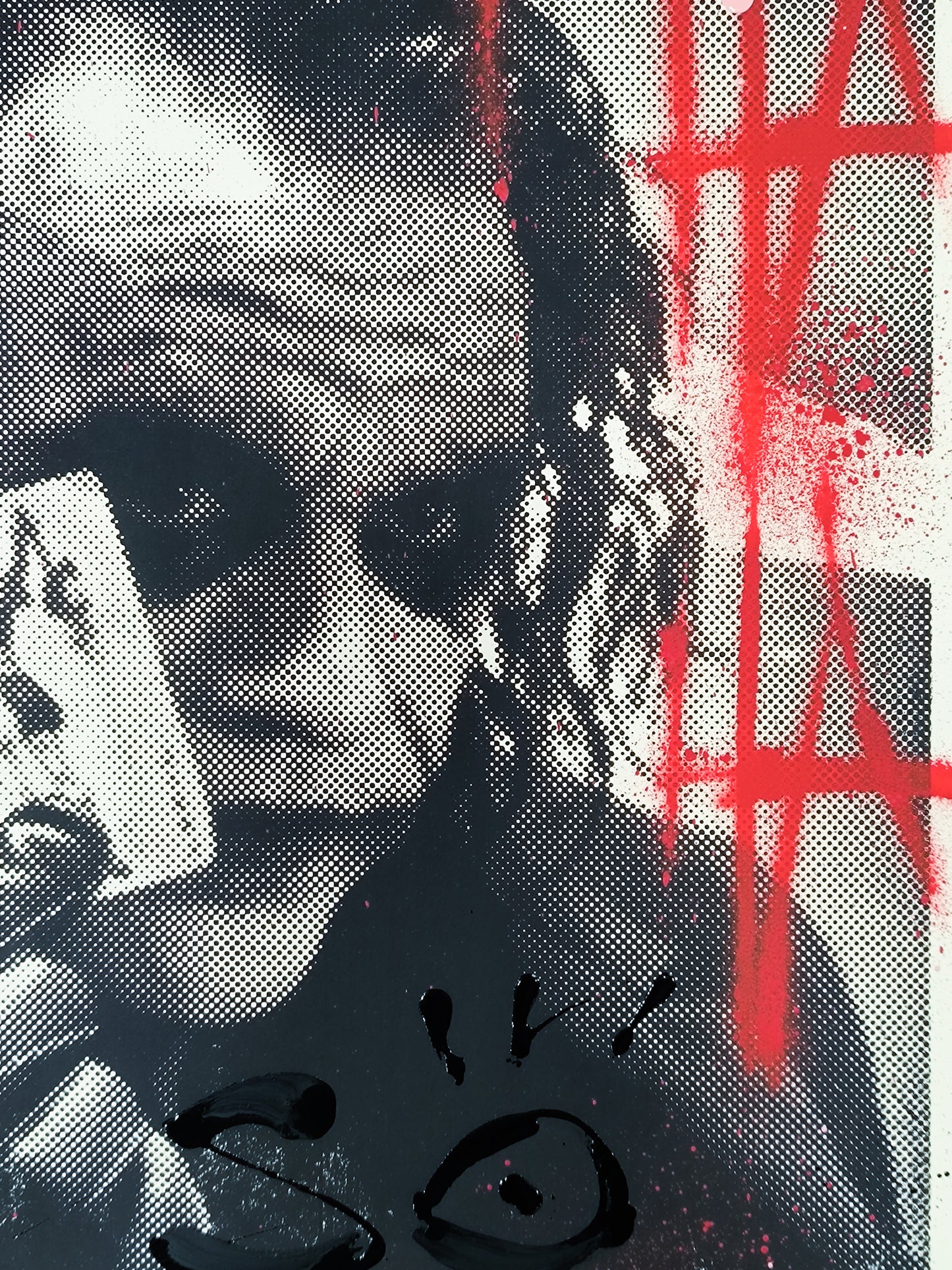Joker - Retrato print (original painting on paper) Arte Urbano Barcelona