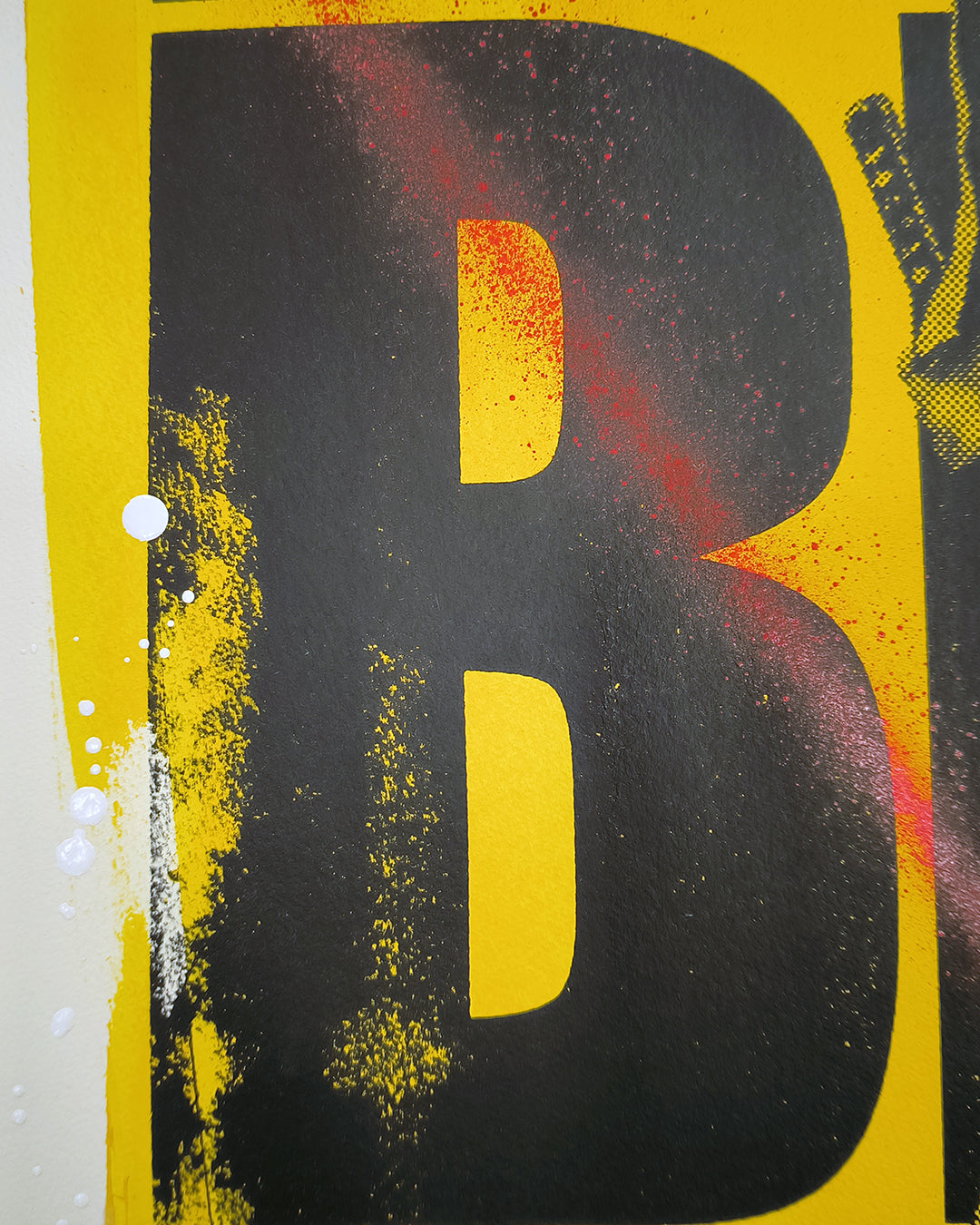 Kill Bill Vol. I - Retrato Print (Original paiting on paper) Arte Urbano Barcelona