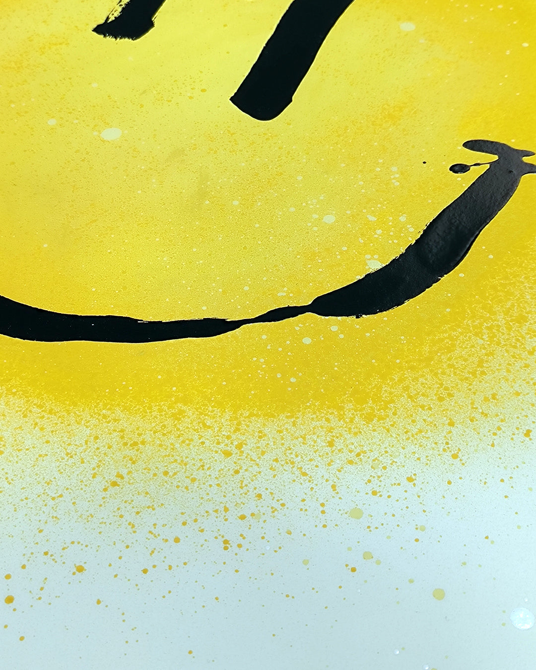 Smile - Retrato print (original paiting on paper) Arte urbano Barcelona