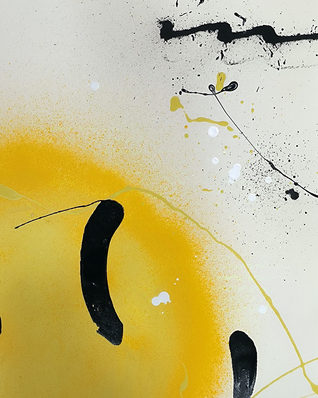 Smile - Retrato print (original paiting on paper) Arte urbano Barcelona