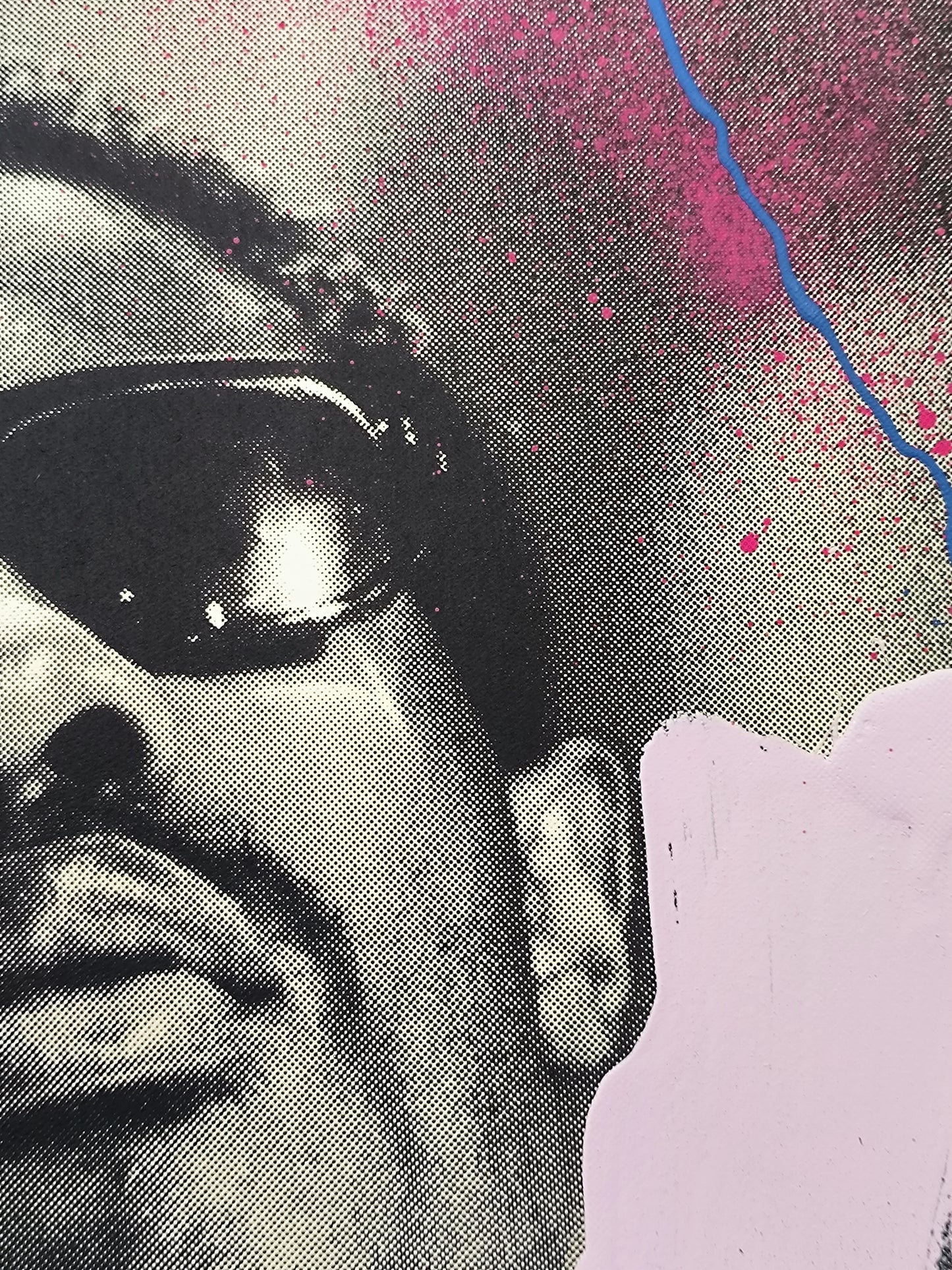 Stevie Wonder - Retrato print (original painting on paper) Arte urbano Barcelona